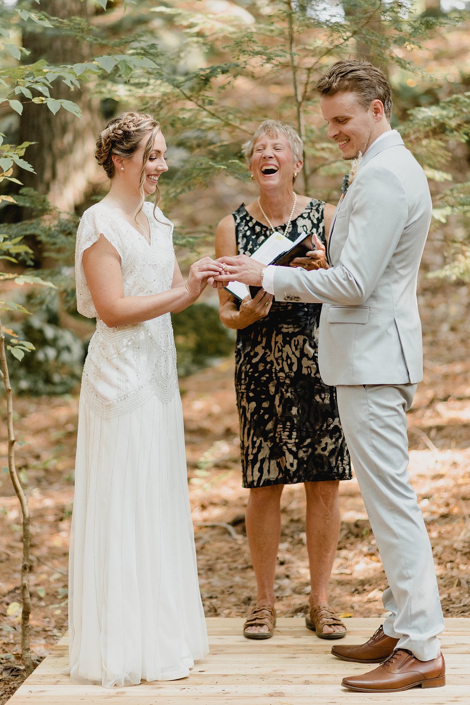 A Boho Fall Wedding at a Family Built Cabin in Lyndhurst, Ontario | Prince Edward County Wedding Photographer | Holly McMurter Photographs_0062.jpg