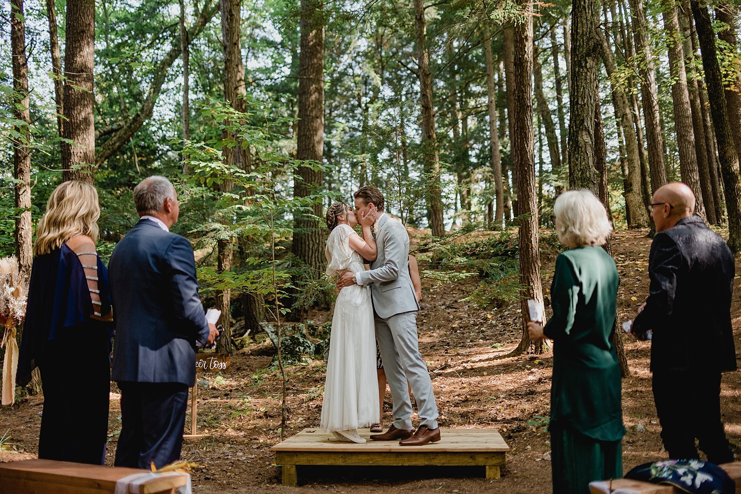 A Boho Fall Wedding at a Family Built Cabin in Lyndhurst, Ontario | Prince Edward County Wedding Photographer | Holly McMurter Photographs_0064.jpg