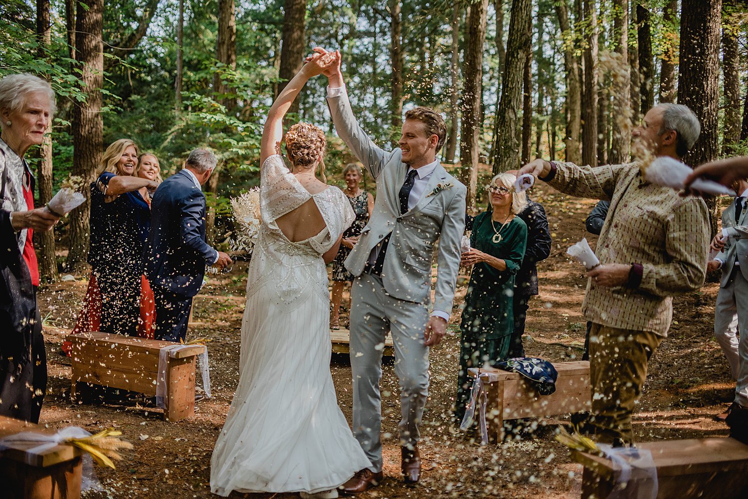 A Boho Fall Wedding at a Family Built Cabin in Lyndhurst, Ontario | Prince Edward County Wedding Photographer | Holly McMurter Photographs_0066.jpg