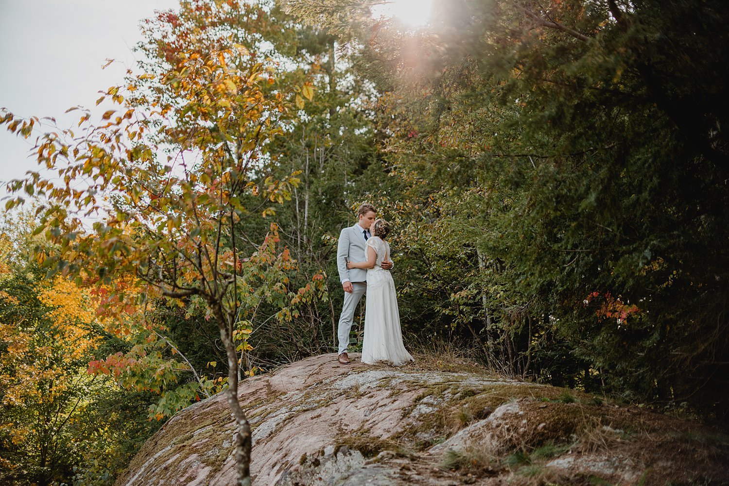 A Boho Fall Wedding at a Family Built Cabin in Lyndhurst, Ontario | Prince Edward County Wedding Photographer | Holly McMurter Photographs_0095.jpg