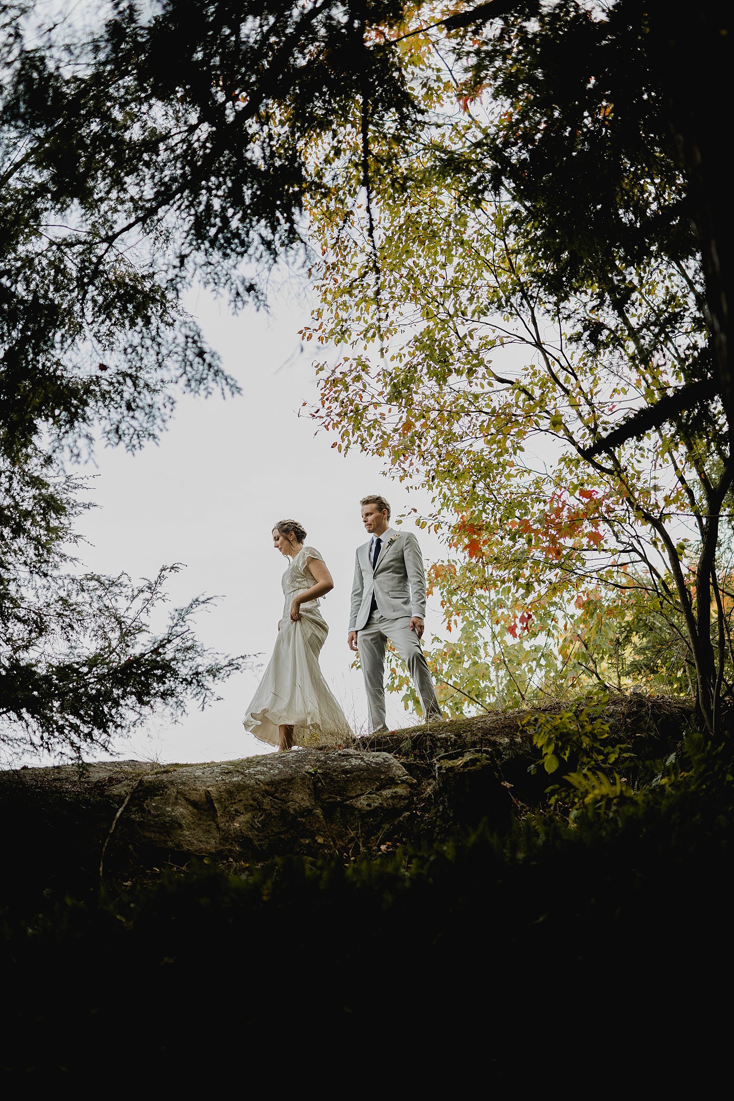 A Boho Fall Wedding at a Family Built Cabin in Lyndhurst, Ontario | Prince Edward County Wedding Photographer | Holly McMurter Photographs_0097.jpg