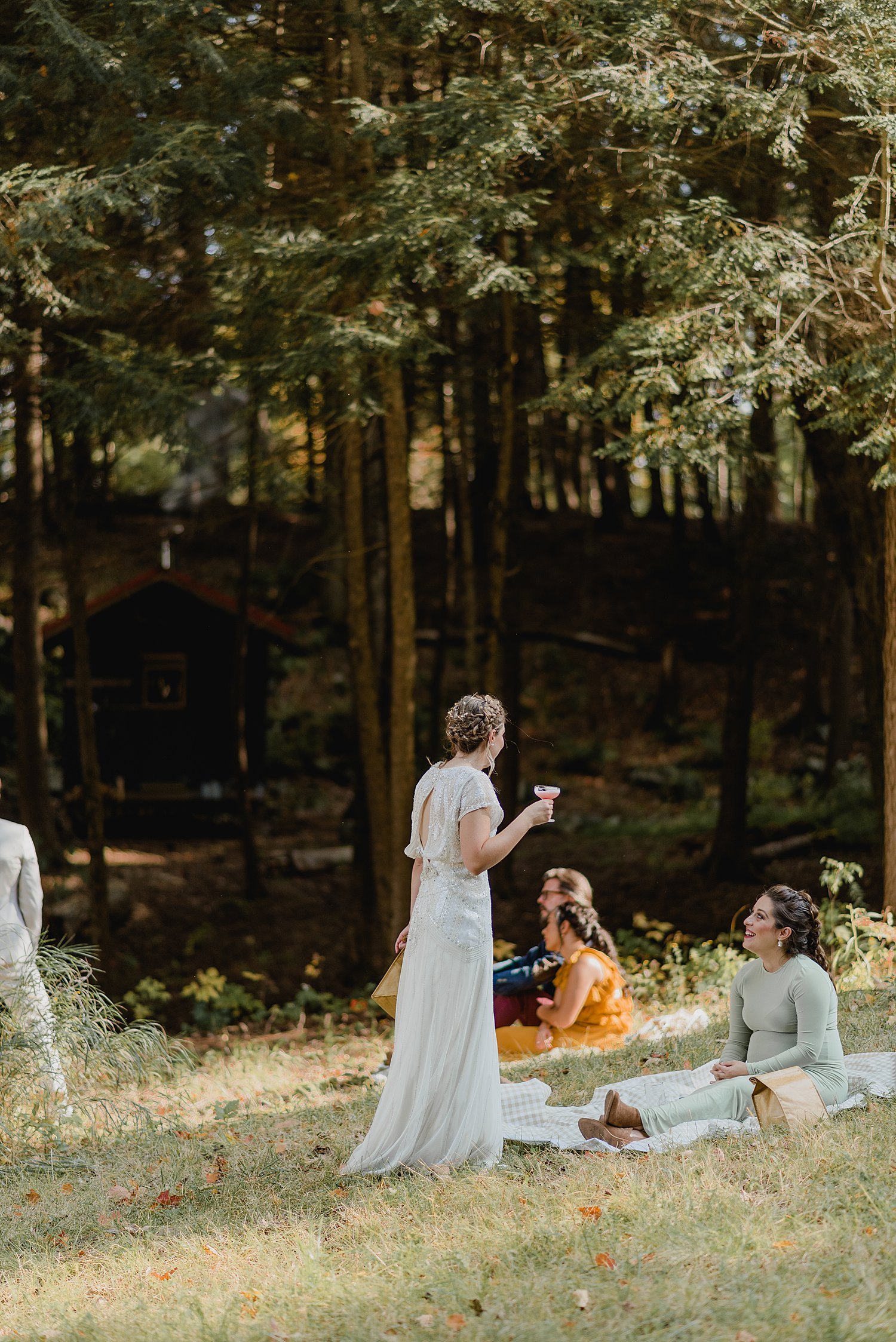 A Boho Fall Wedding at a Family Built Cabin in Lyndhurst, Ontario | Prince Edward County Wedding Photographer | Holly McMurter Photographs_0132.jpg