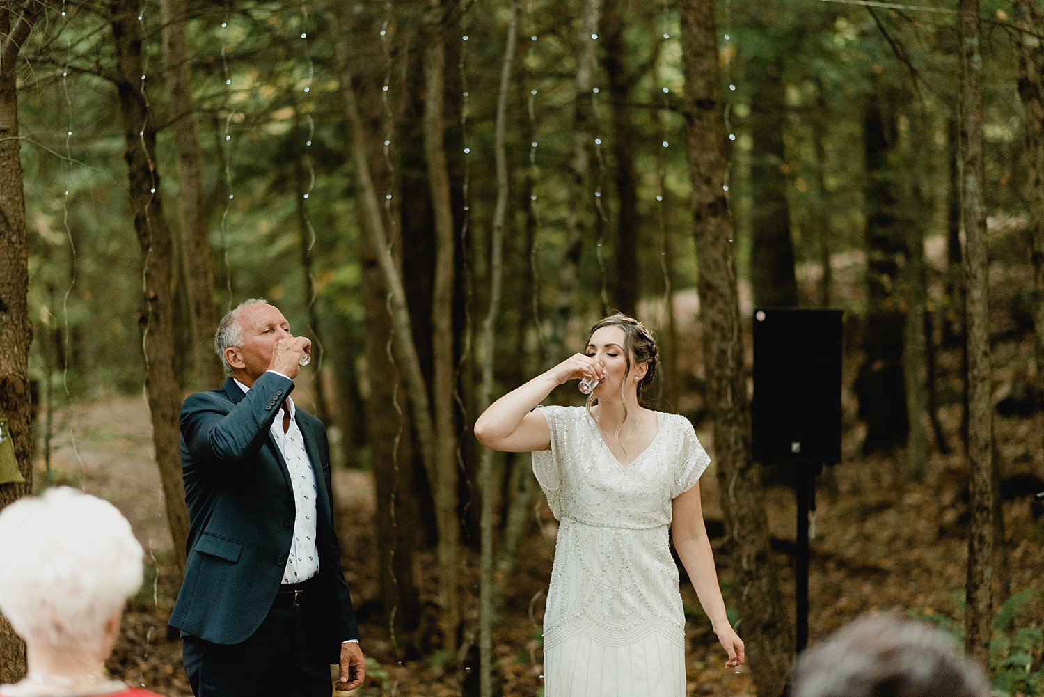 A Boho Fall Wedding at a Family Built Cabin in Lyndhurst, Ontario | Prince Edward County Wedding Photographer | Holly McMurter Photographs_0140.jpg