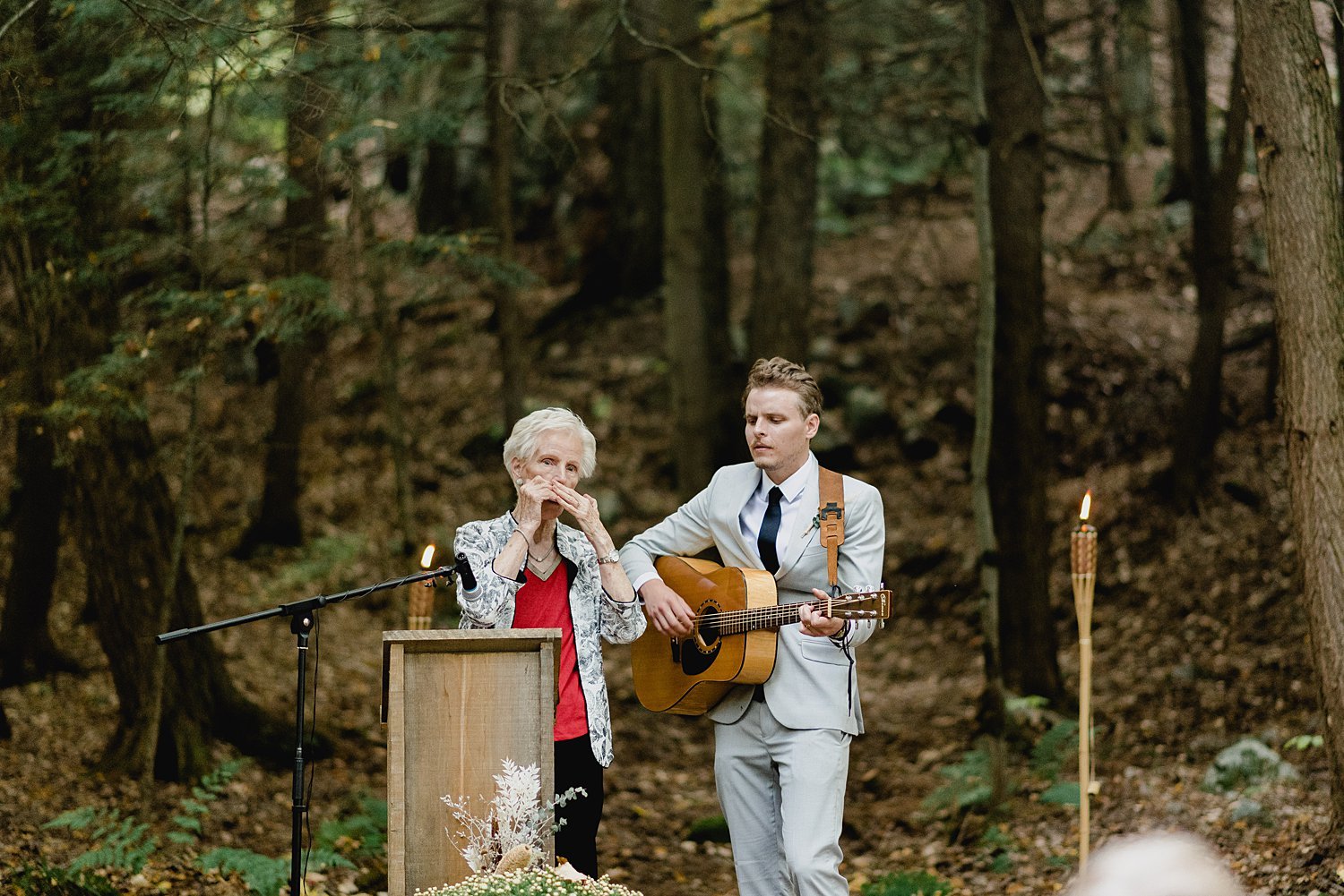 A Boho Fall Wedding at a Family Built Cabin in Lyndhurst, Ontario | Prince Edward County Wedding Photographer | Holly McMurter Photographs_0146.jpg