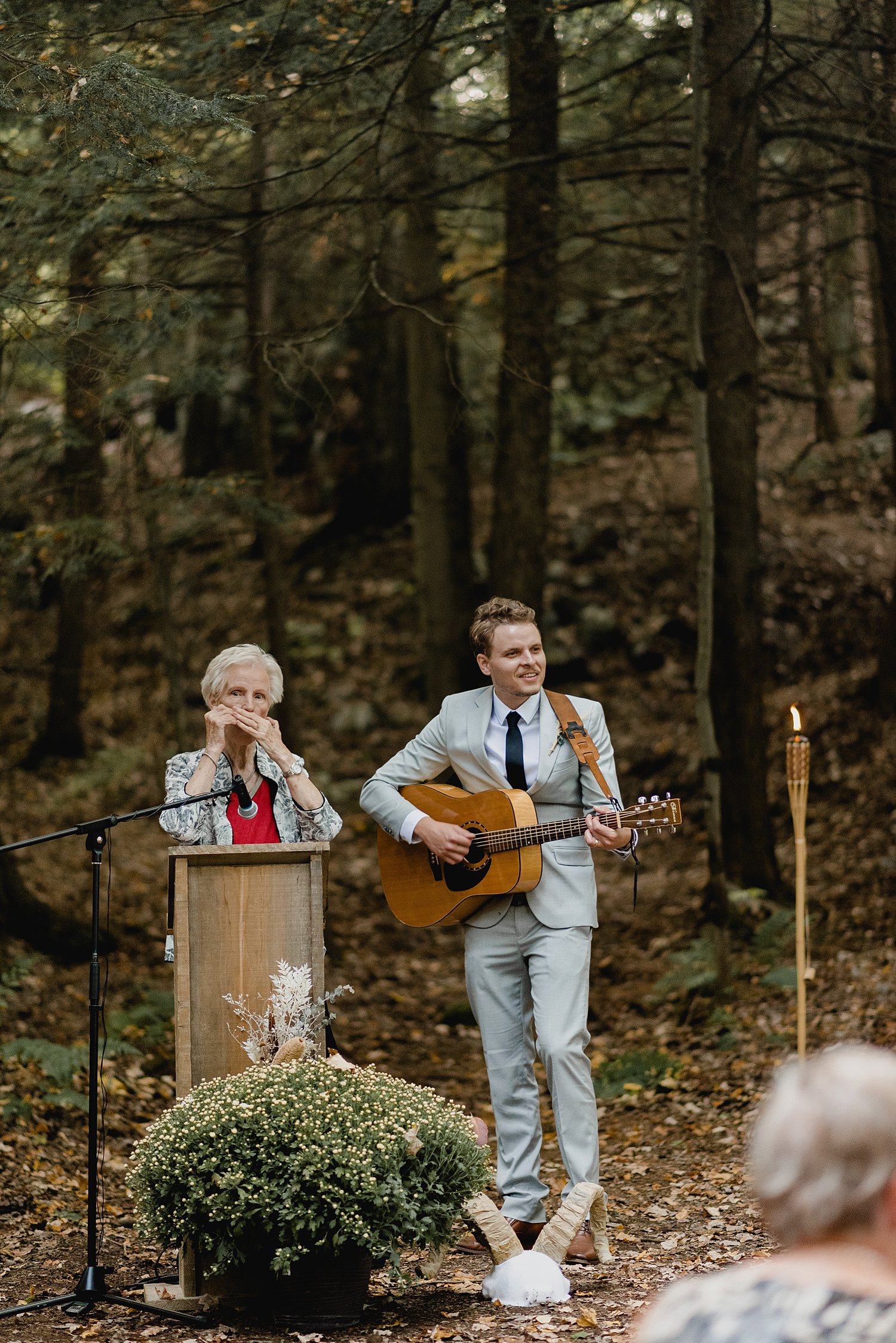 A Boho Fall Wedding at a Family Built Cabin in Lyndhurst, Ontario | Prince Edward County Wedding Photographer | Holly McMurter Photographs_0147.jpg