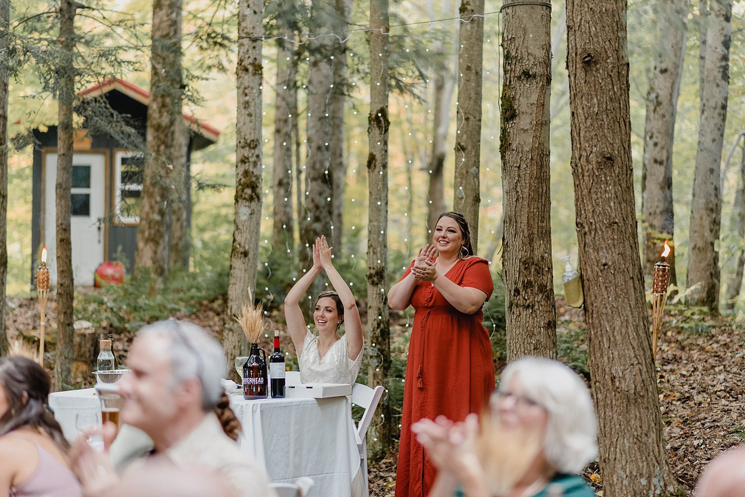 A Boho Fall Wedding at a Family Built Cabin in Lyndhurst, Ontario | Prince Edward County Wedding Photographer | Holly McMurter Photographs_0150.jpg
