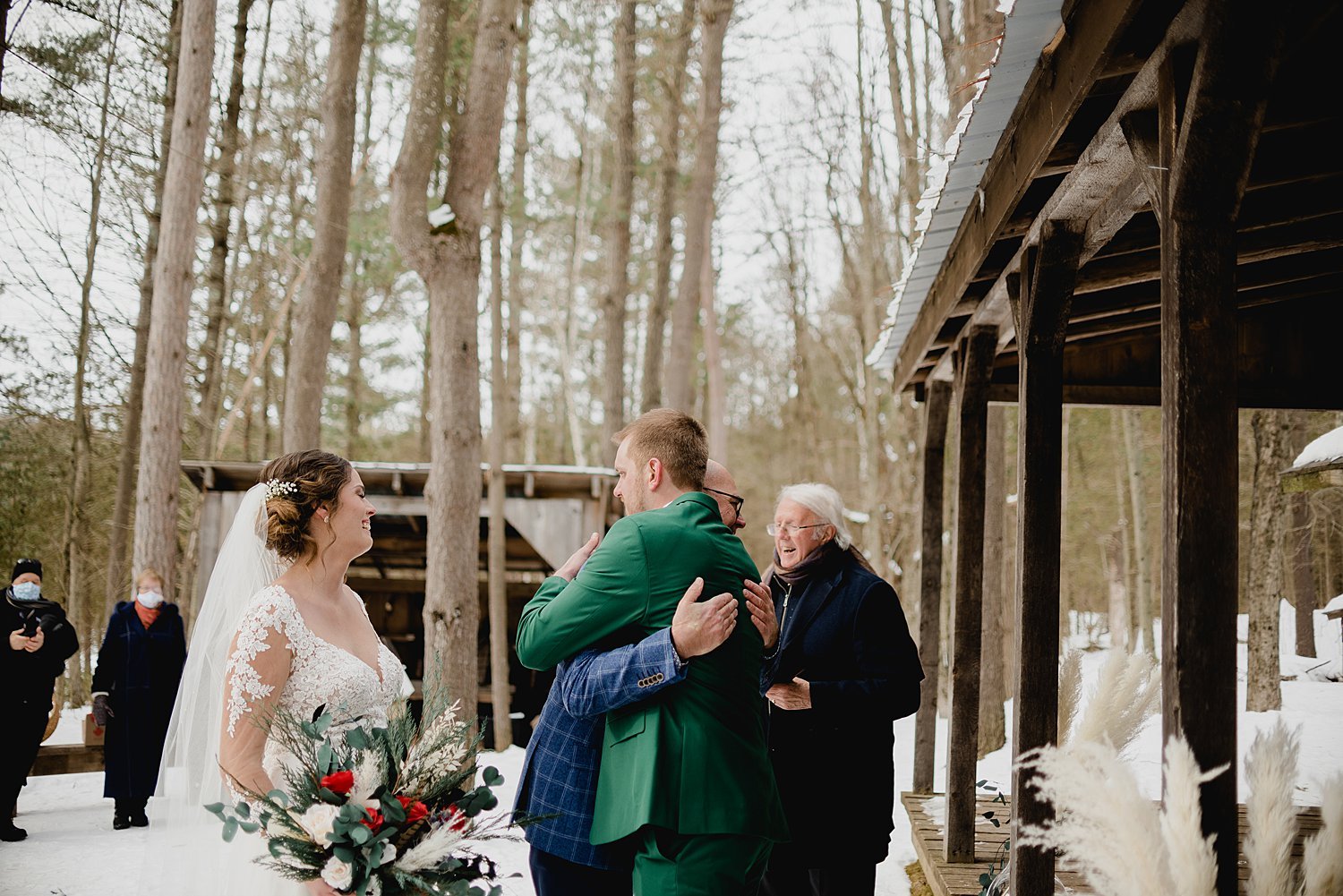 Intimate Winter Elopement at O'Hara Mill Homestead in Madoc, Ontario | Prince Edward County Wedding Photographer | Holly McMurter Photographs_0012.jpg