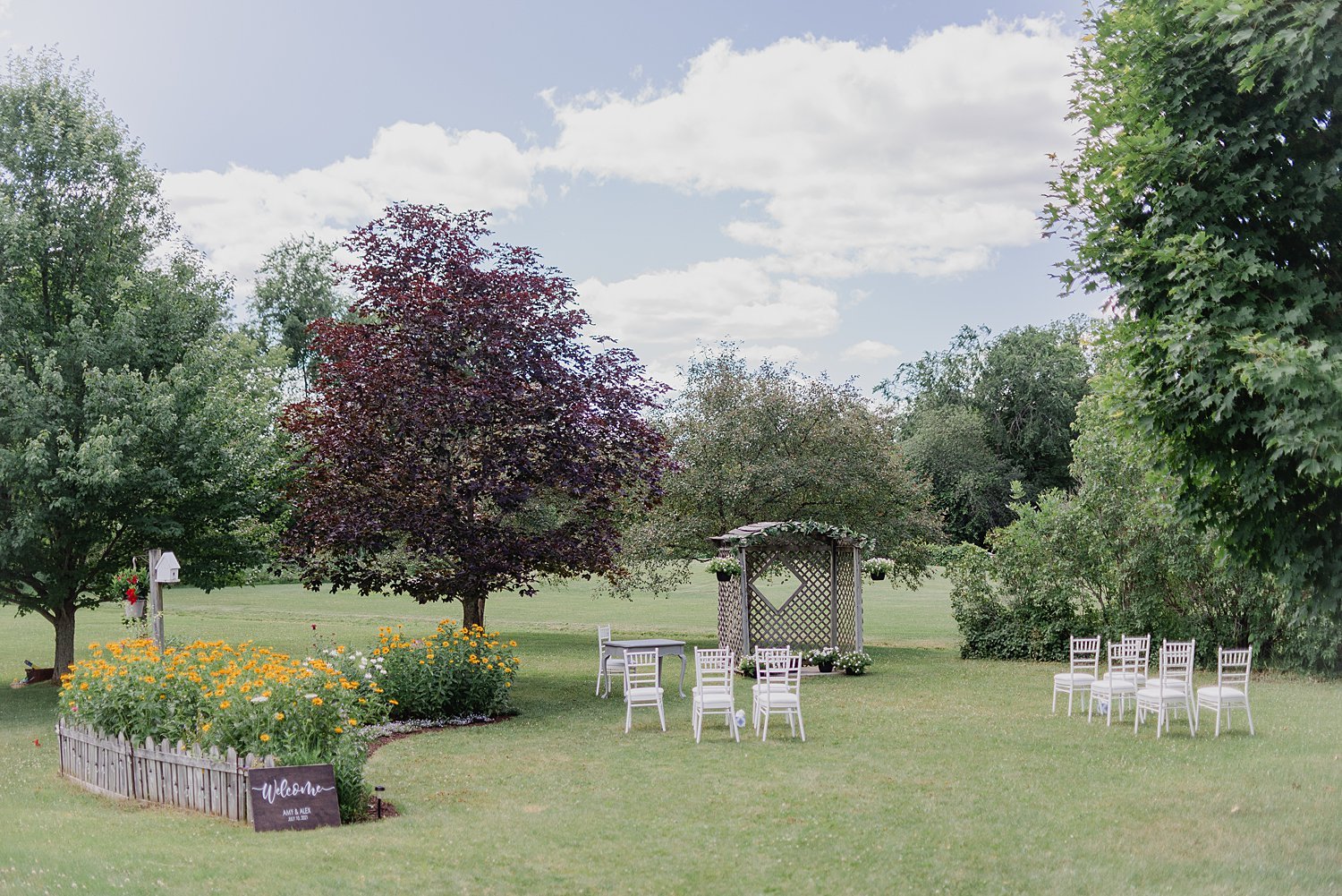 Elegant Summer Backyard Tented Wedding in Sydenham, Ontario | Prince Edward County Wedding Photographer | Holly McMurter Photographs_0025.jpg