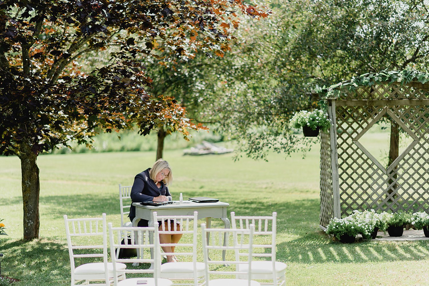 Elegant Summer Backyard Tented Wedding in Sydenham, Ontario | Prince Edward County Wedding Photographer | Holly McMurter Photographs_0042.jpg