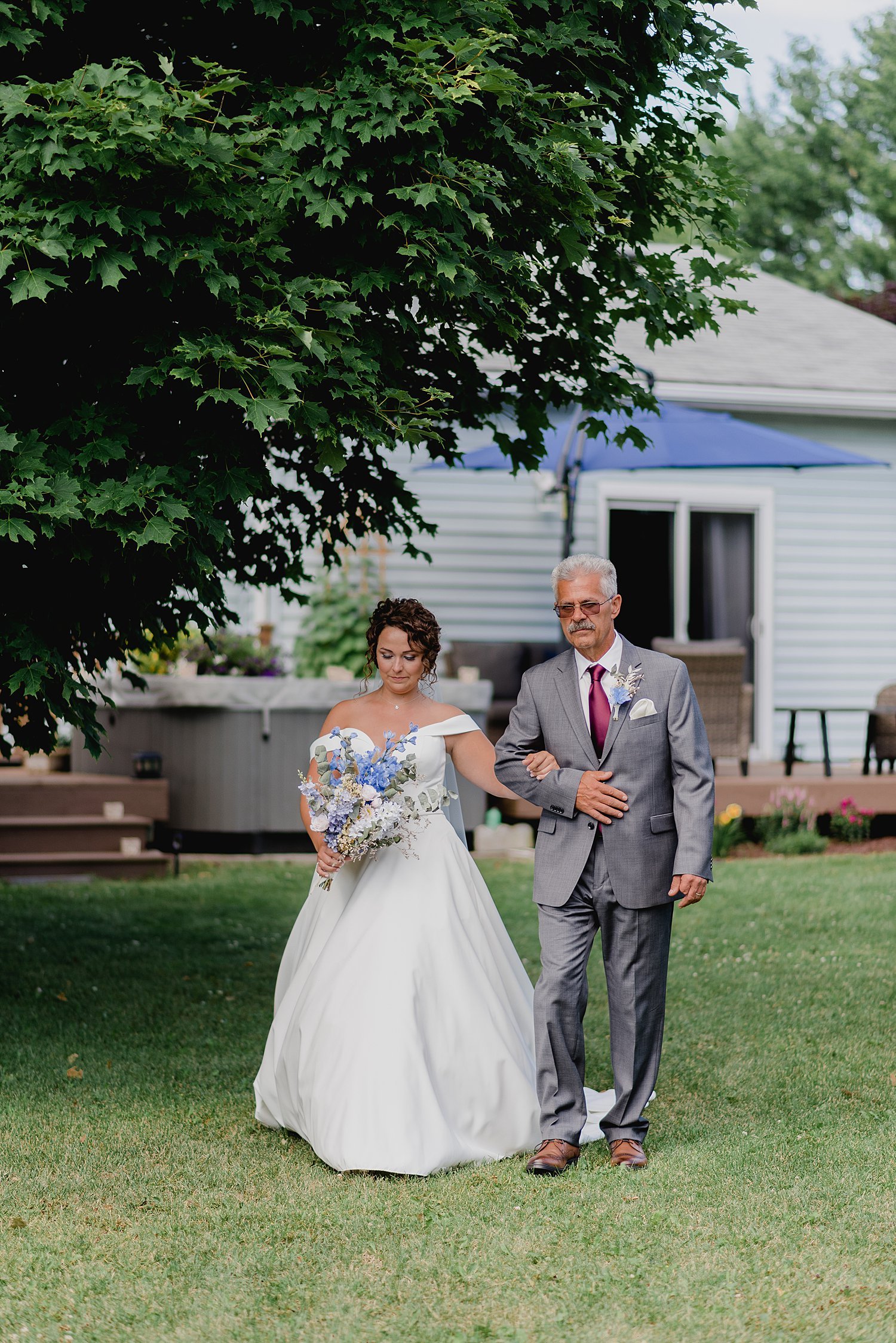 Elegant Summer Backyard Tented Wedding in Sydenham, Ontario | Prince Edward County Wedding Photographer | Holly McMurter Photographs_0046.jpg
