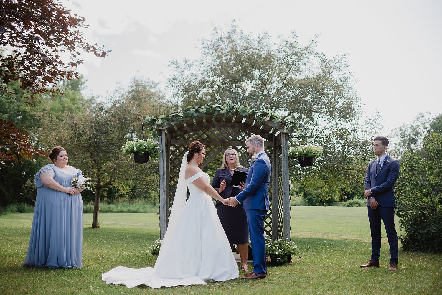 Elegant Summer Backyard Tented Wedding in Sydenham, Ontario | Prince Edward County Wedding Photographer | Holly McMurter Photographs_0048.jpg