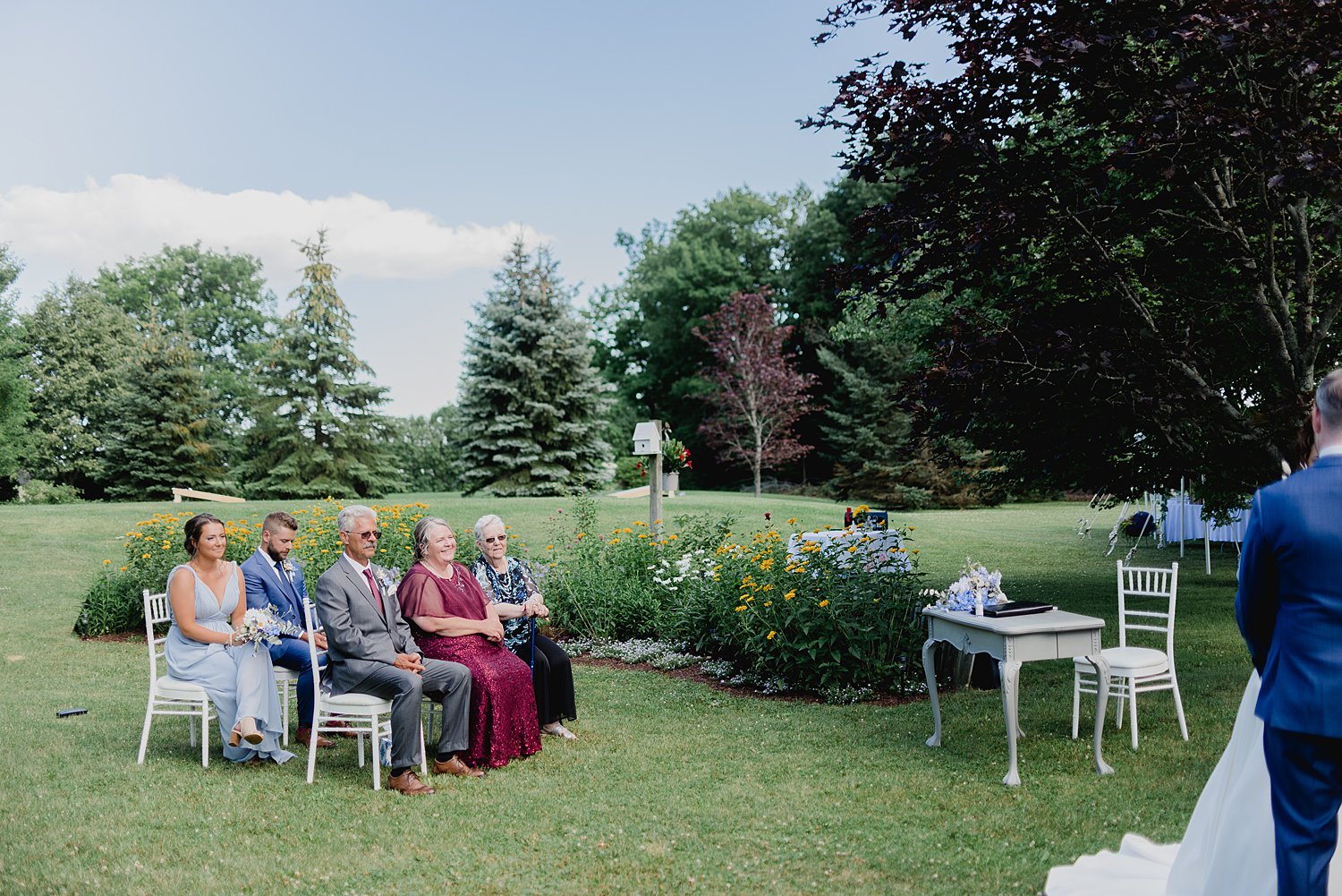 Elegant Summer Backyard Tented Wedding in Sydenham, Ontario | Prince Edward County Wedding Photographer | Holly McMurter Photographs_0049.jpg