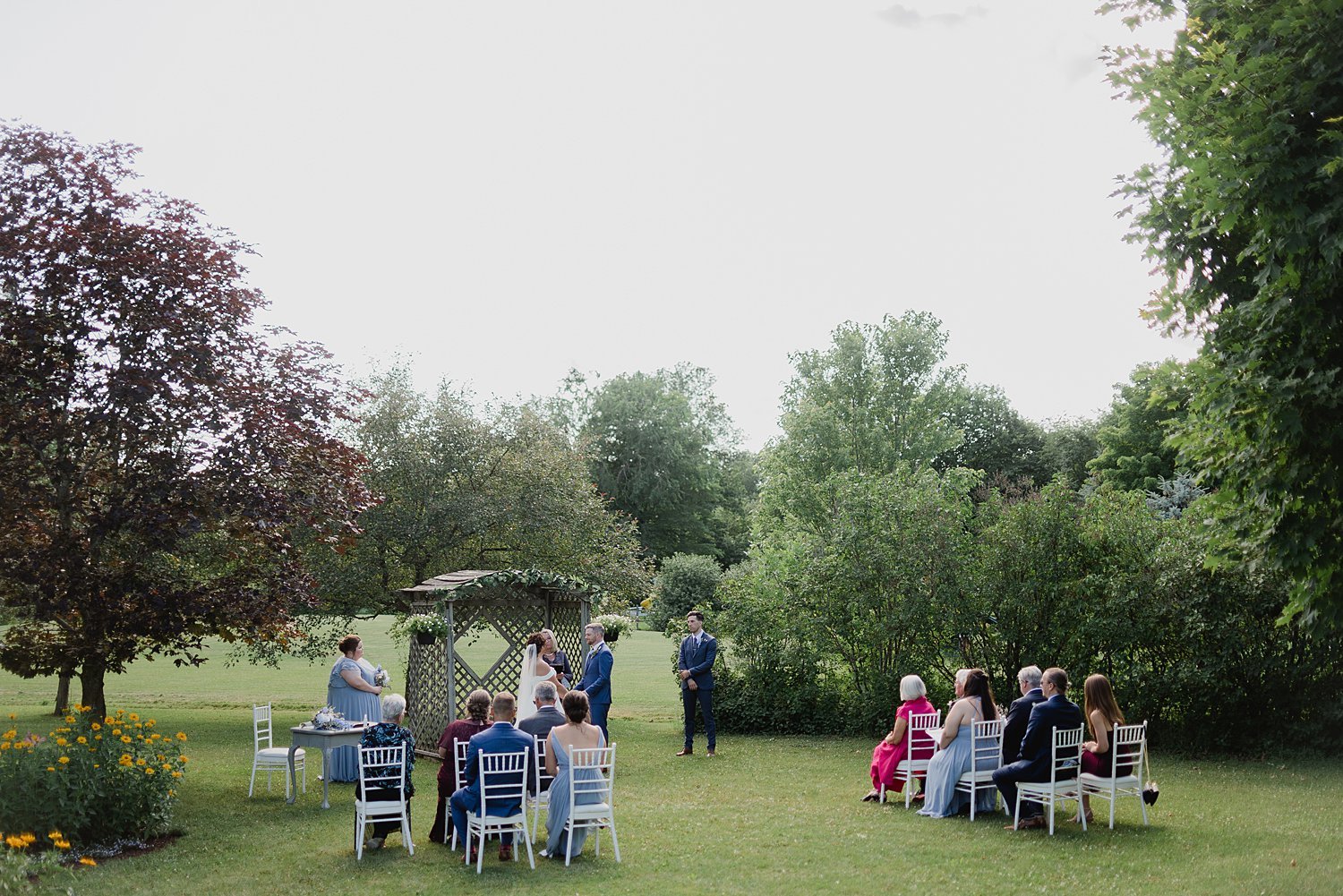 Elegant Summer Backyard Tented Wedding in Sydenham, Ontario | Prince Edward County Wedding Photographer | Holly McMurter Photographs_0050.jpg
