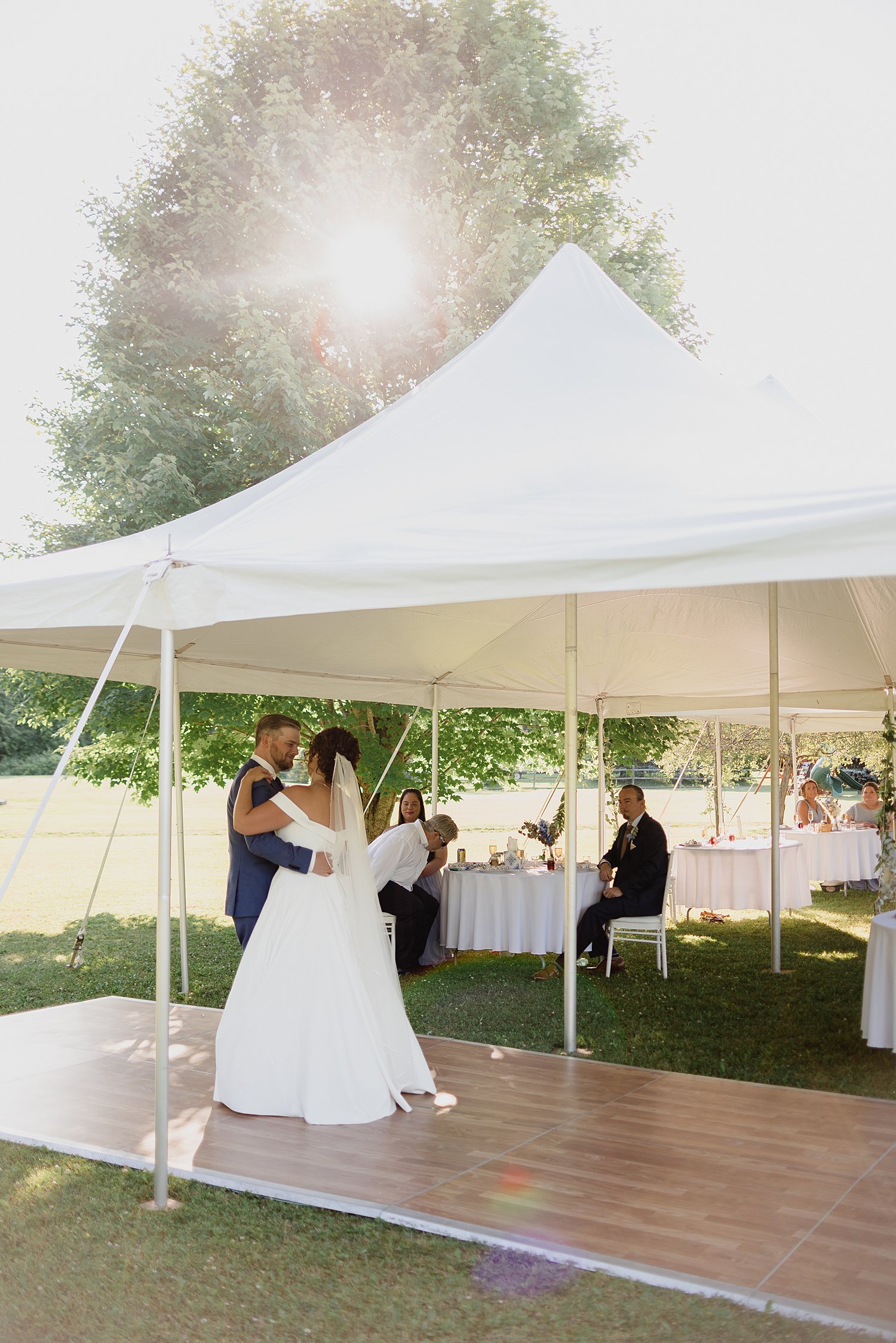 Elegant Summer Backyard Tented Wedding in Sydenham, Ontario | Prince Edward County Wedding Photographer | Holly McMurter Photographs_0078.jpg