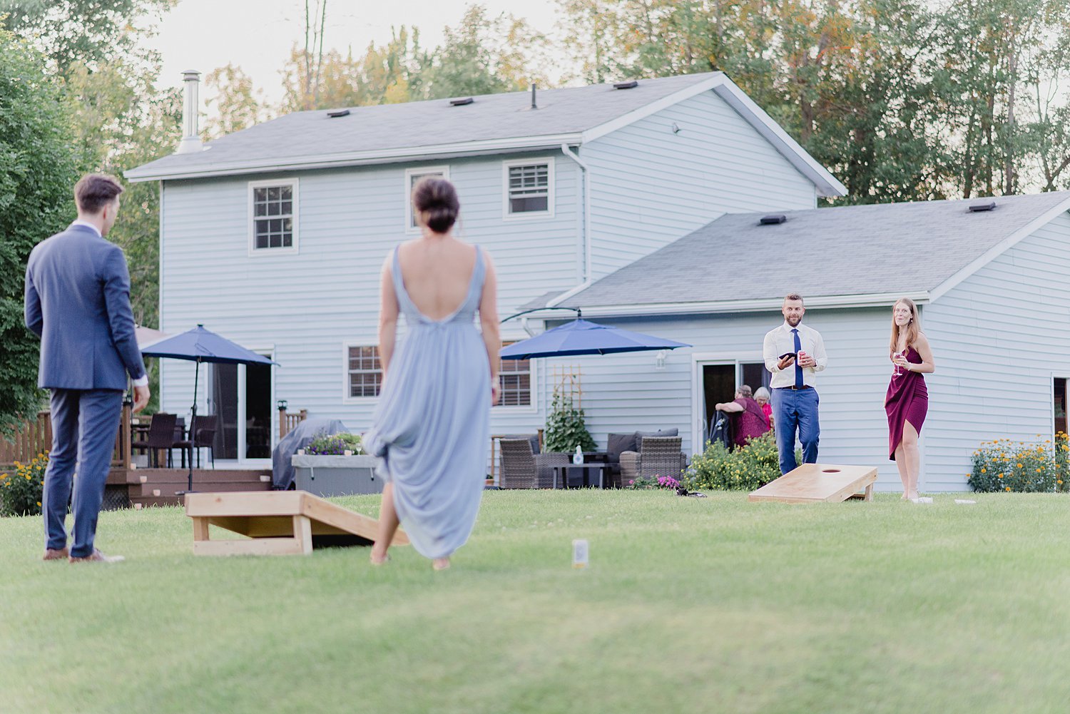 Elegant Summer Backyard Tented Wedding in Sydenham, Ontario | Prince Edward County Wedding Photographer | Holly McMurter Photographs_0088.jpg