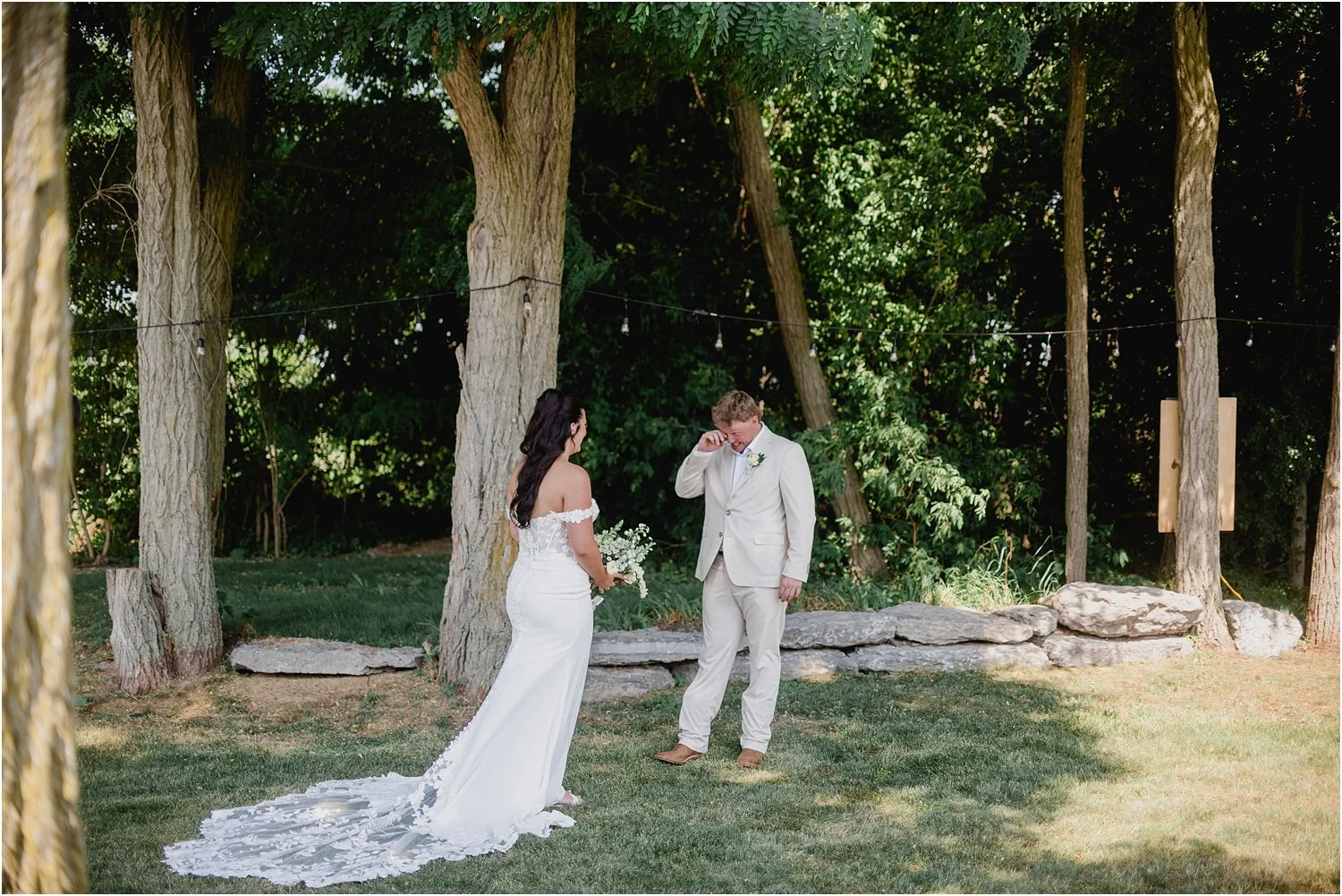 Prince Edward County backyard wedding emotional first look | Holly McMurter Photographs_0003.jpg