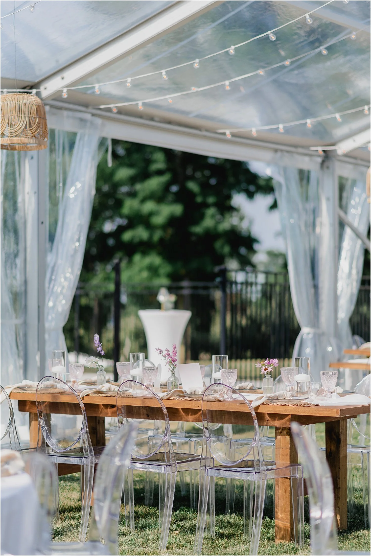 Prince Edward County clear tent backyard wedding reception | Holly McMurter Photographs_0006.jpg
