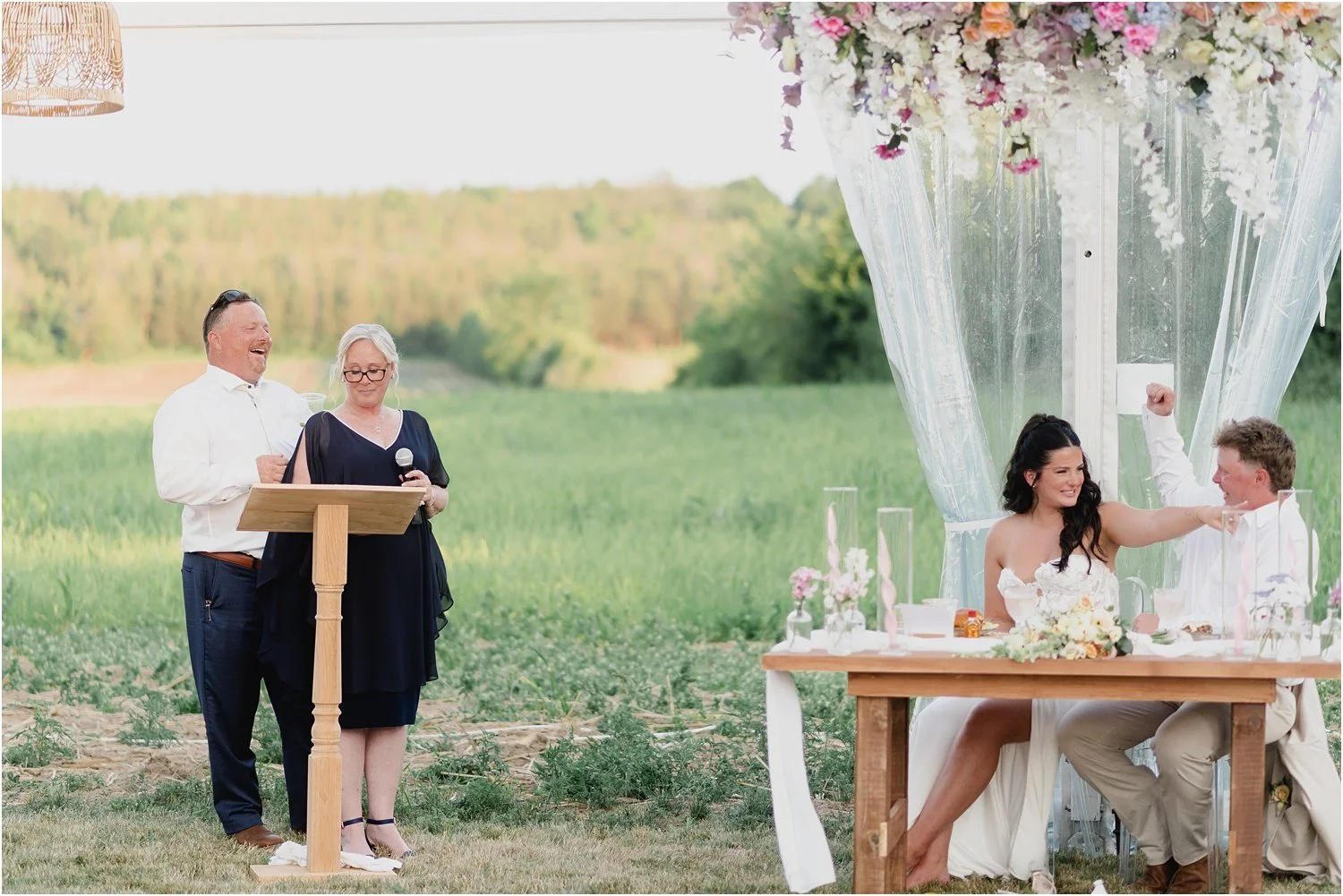 Prince Edward County backyard wedding reception speeches | Holly McMurter Photographs_0003.jpg