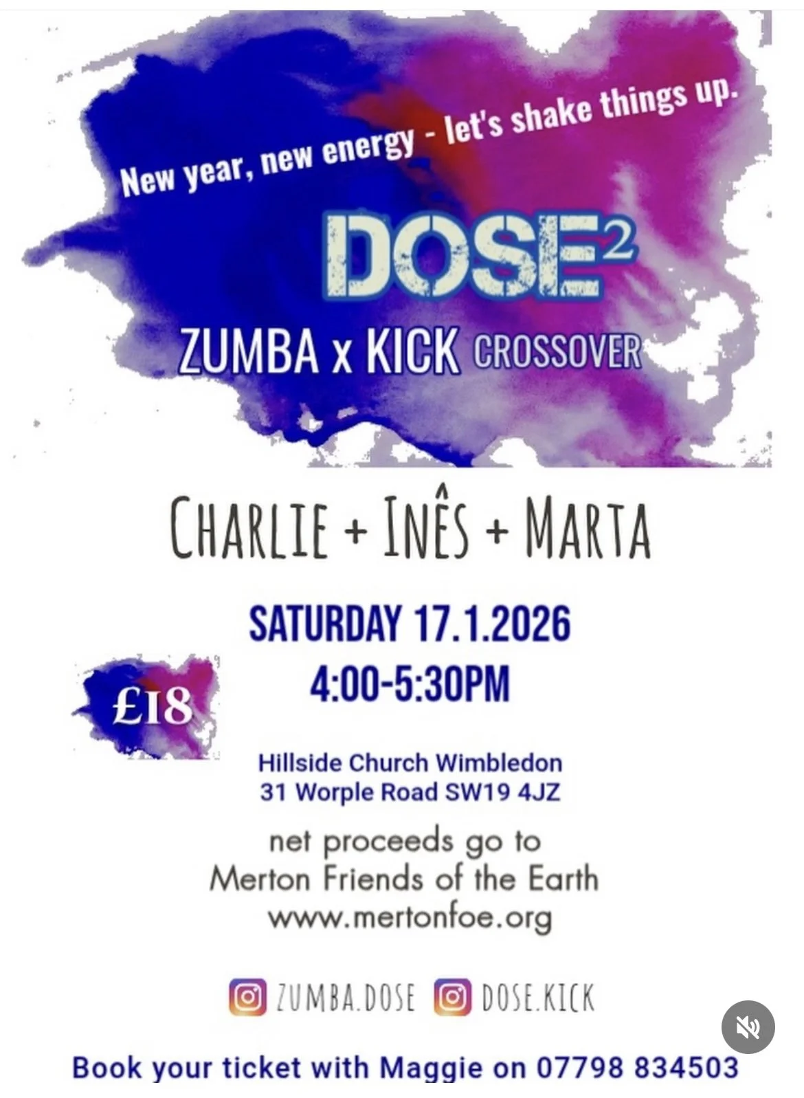 Fundraising Fitness Event: Zumba & Kick Dose