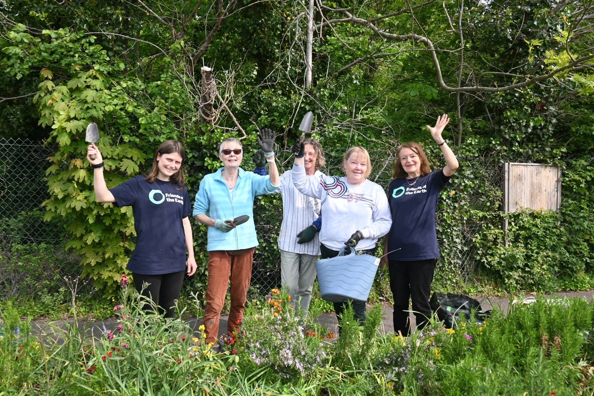 Planting Event in Lower Morden Lane