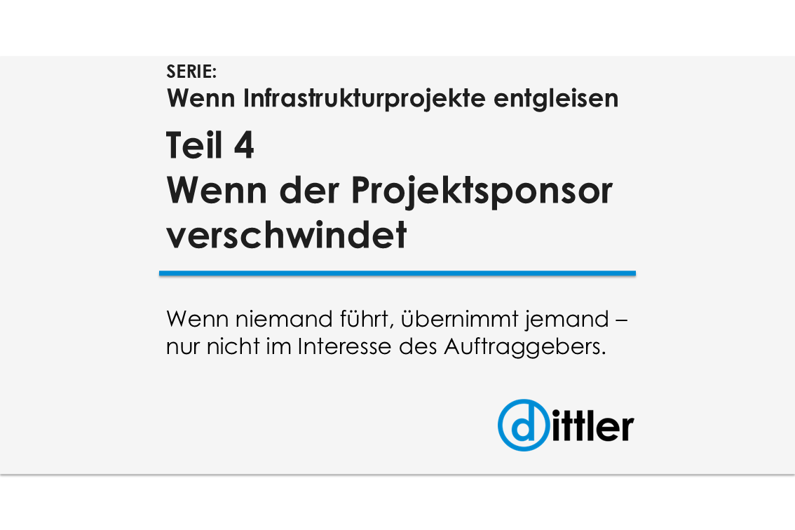 Wenn der Projektsponsor verschwindet