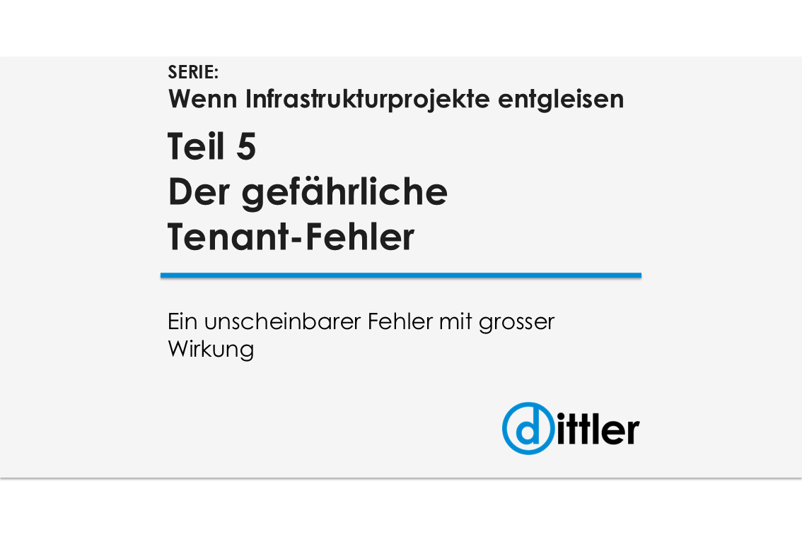 Der gefährliche Tenant-Fehler