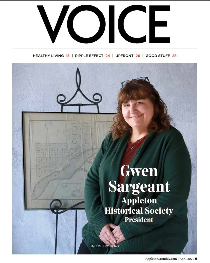 Appleton Monthly Magazine Featuring Gwen Sargeant