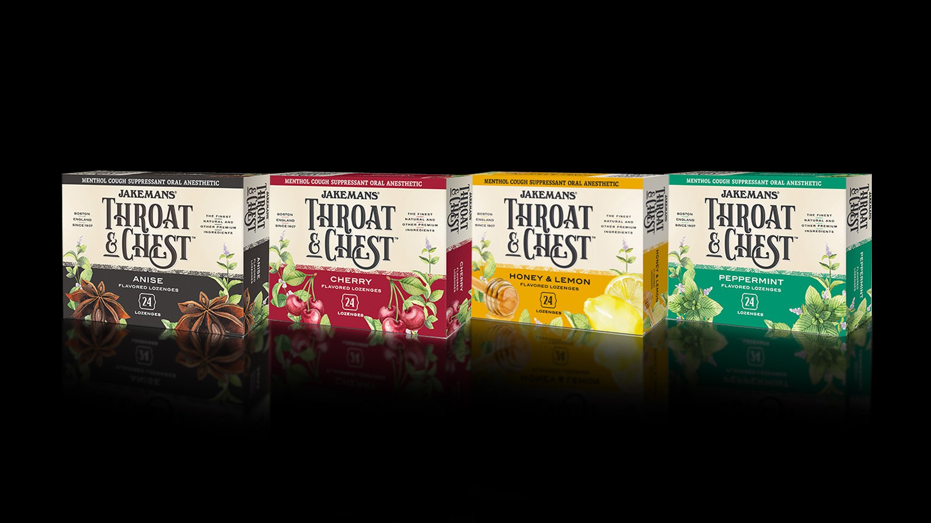Jakemans Throat & Chest packaging design