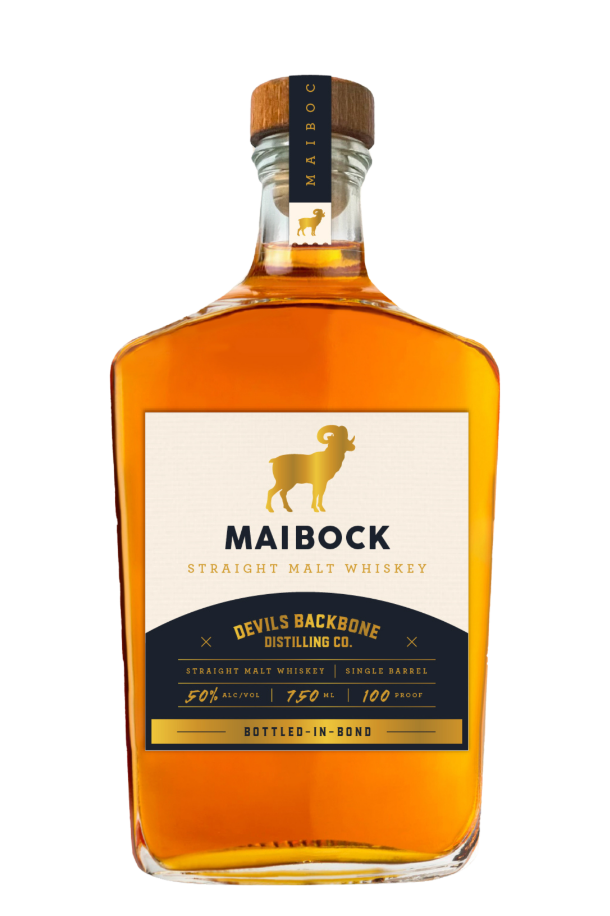 Maibock Whiskey Bottle