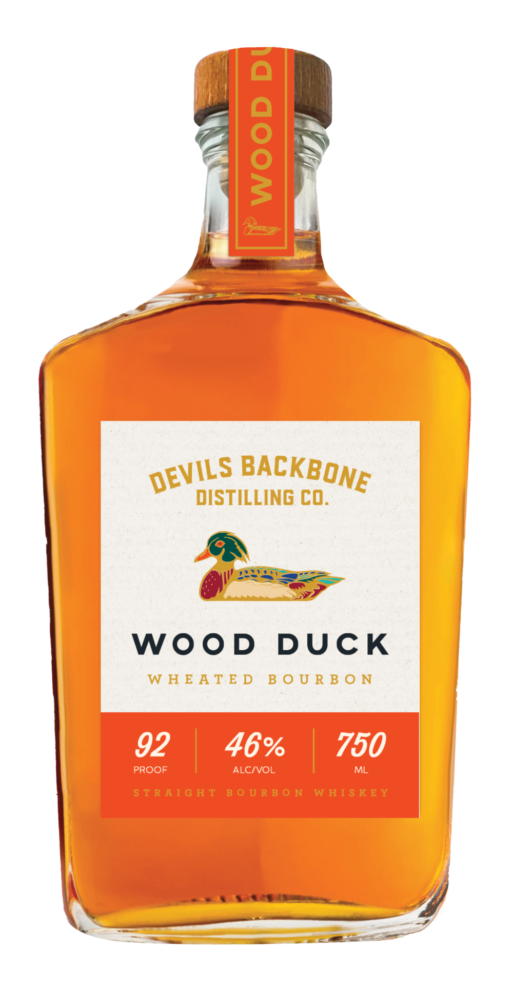 Wood Duck Wheated Bourbon Bottle