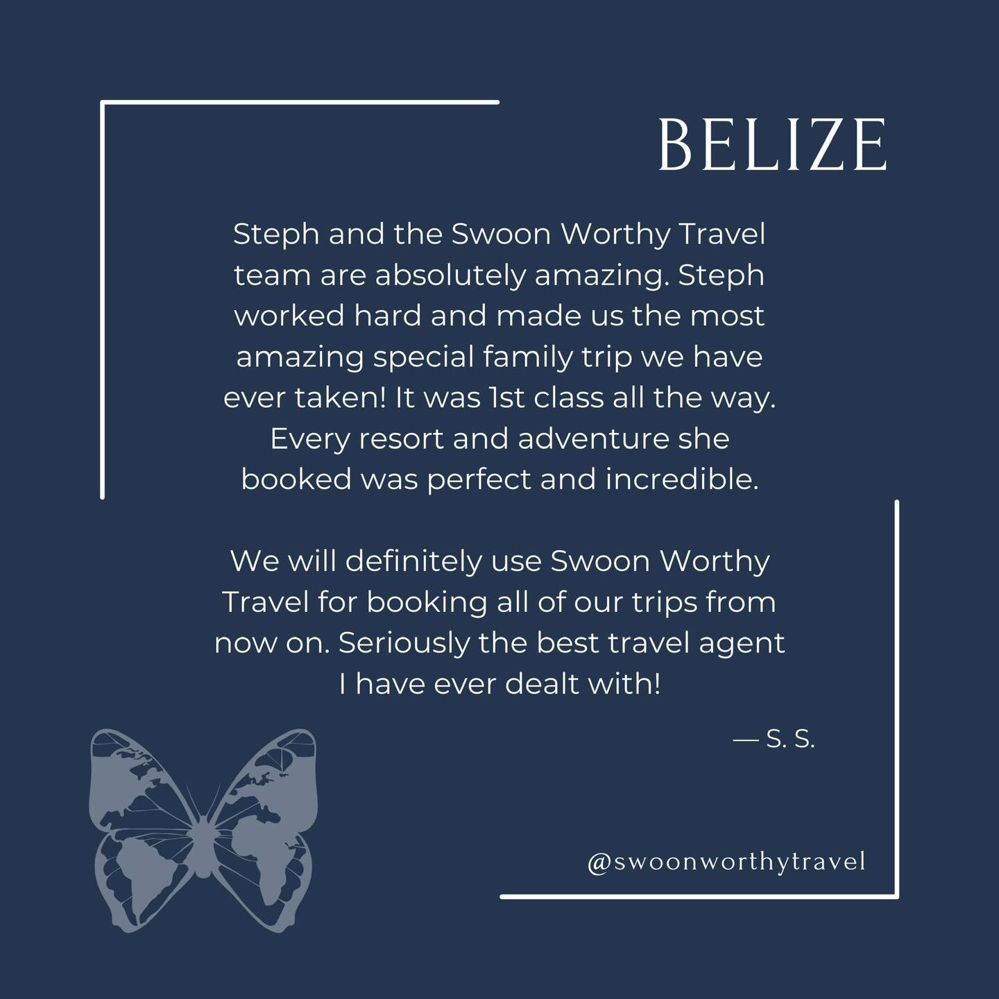 This SWT fam spent a few days each in the jungle and on the beach and they had a blast! ⭐️⭐️⭐️⭐️⭐️

#swoonworthy #belize #belizetravel #beachvacation #jungle #adventuretravel #traveladvisor #luxurytraveladvisor #luxurytravel #swoonworthytravel #first