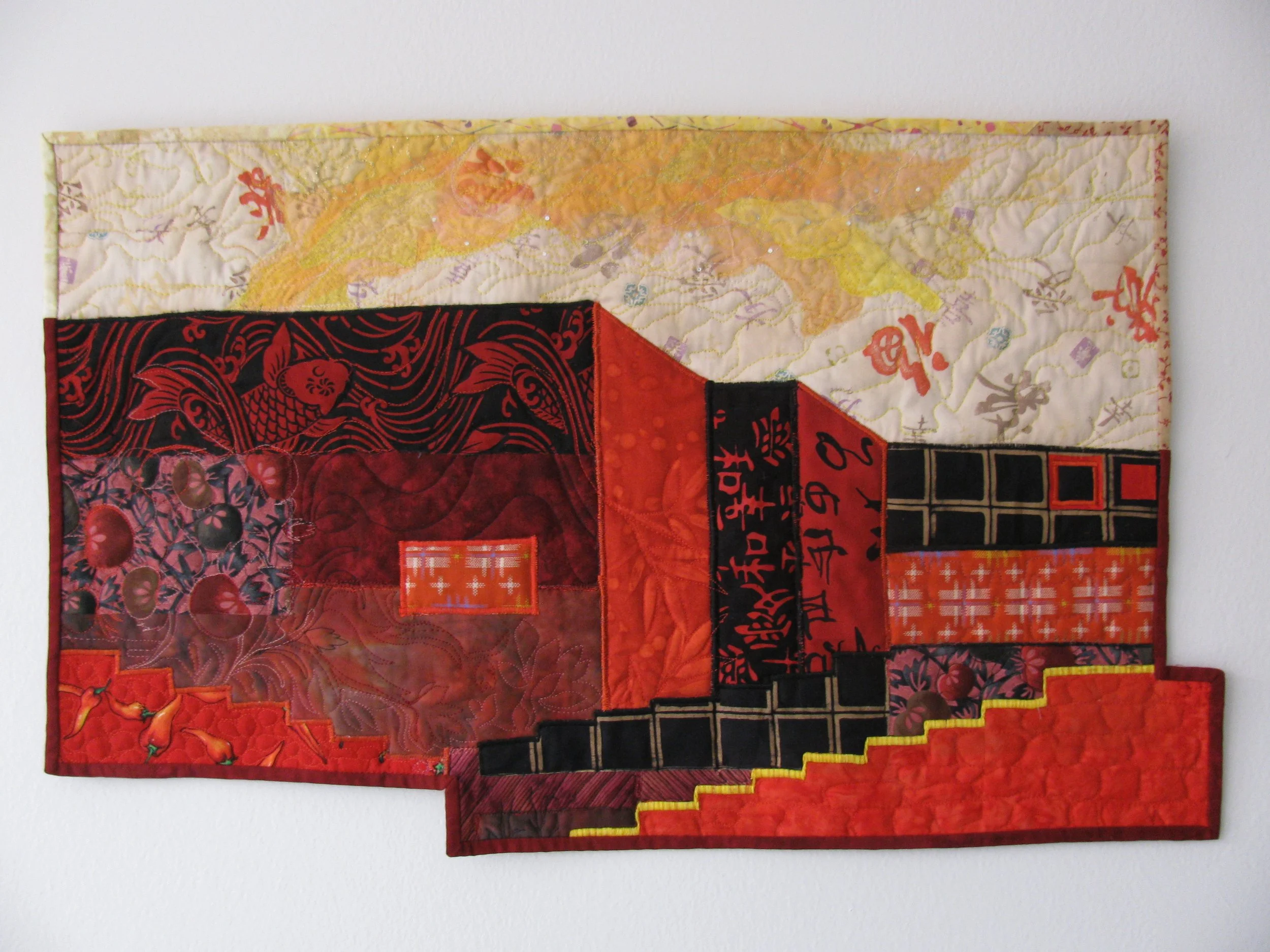 Fish on Top, Fruit on the Bottom. 27x16. N/A