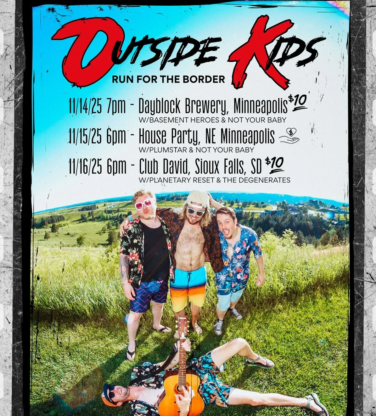 CATS OUT OF THE BAG DUDES: (why the hell did anyone put a cat in the bag anyway?) Anyway, middle of this month, your boys are making their Minneapolis debut, and we&rsquo;re hitting Sioux Falls on the way back. Please tell all your Minnesota friends 