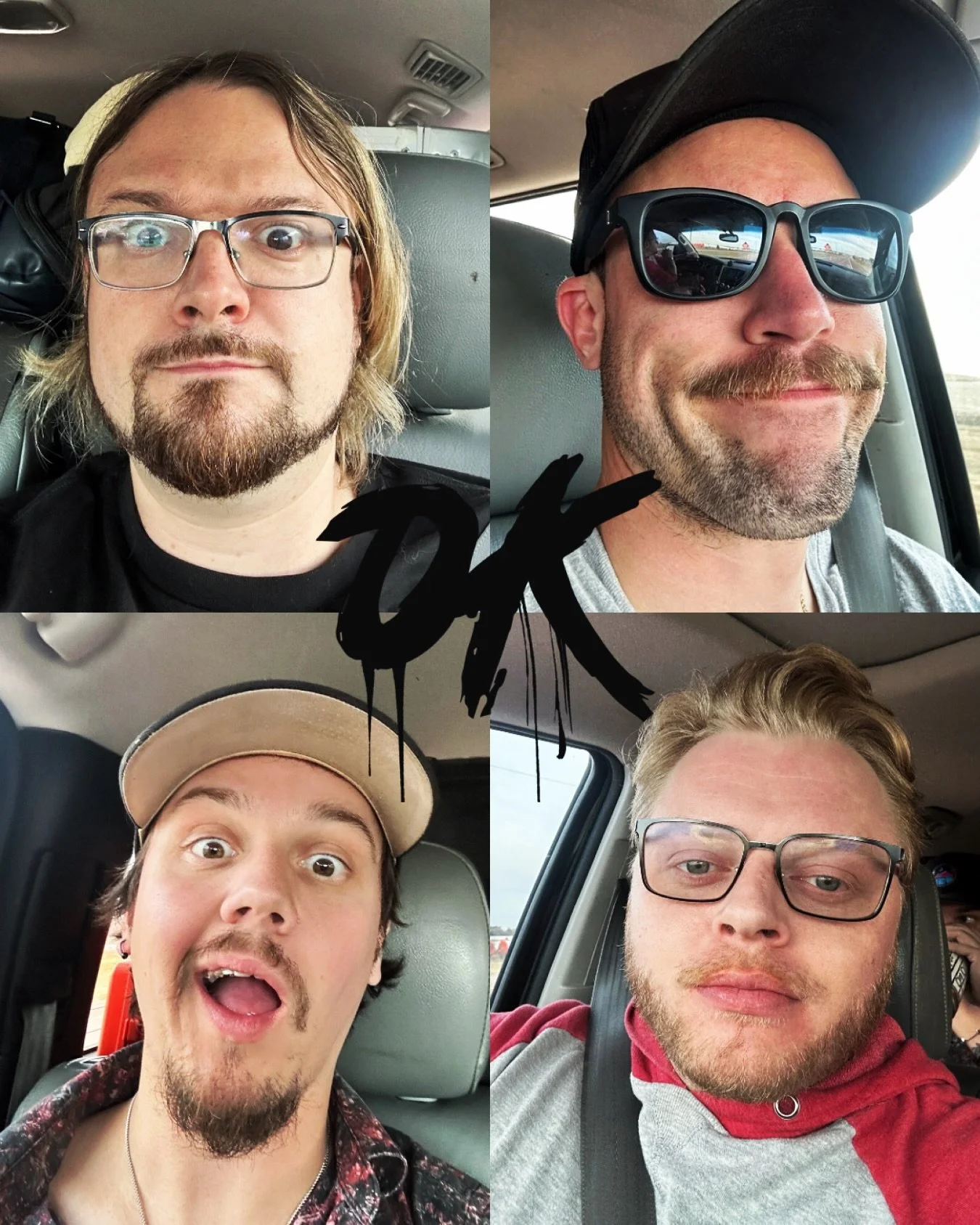 MUGSHOTS BEWARE: These goons just crossed state lines and are wanted for jaywalking their way allllll the way to Minneapolis to play loud music with and for friends like @basementheroes and @notyourbaby_band. Come to @dayblockbrewing tonight 9pm for 
