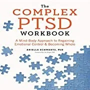 Cover of the book titled 'The Complex PTSD Workbook' by Arielle Schwartz, featuring puzzle pieces.