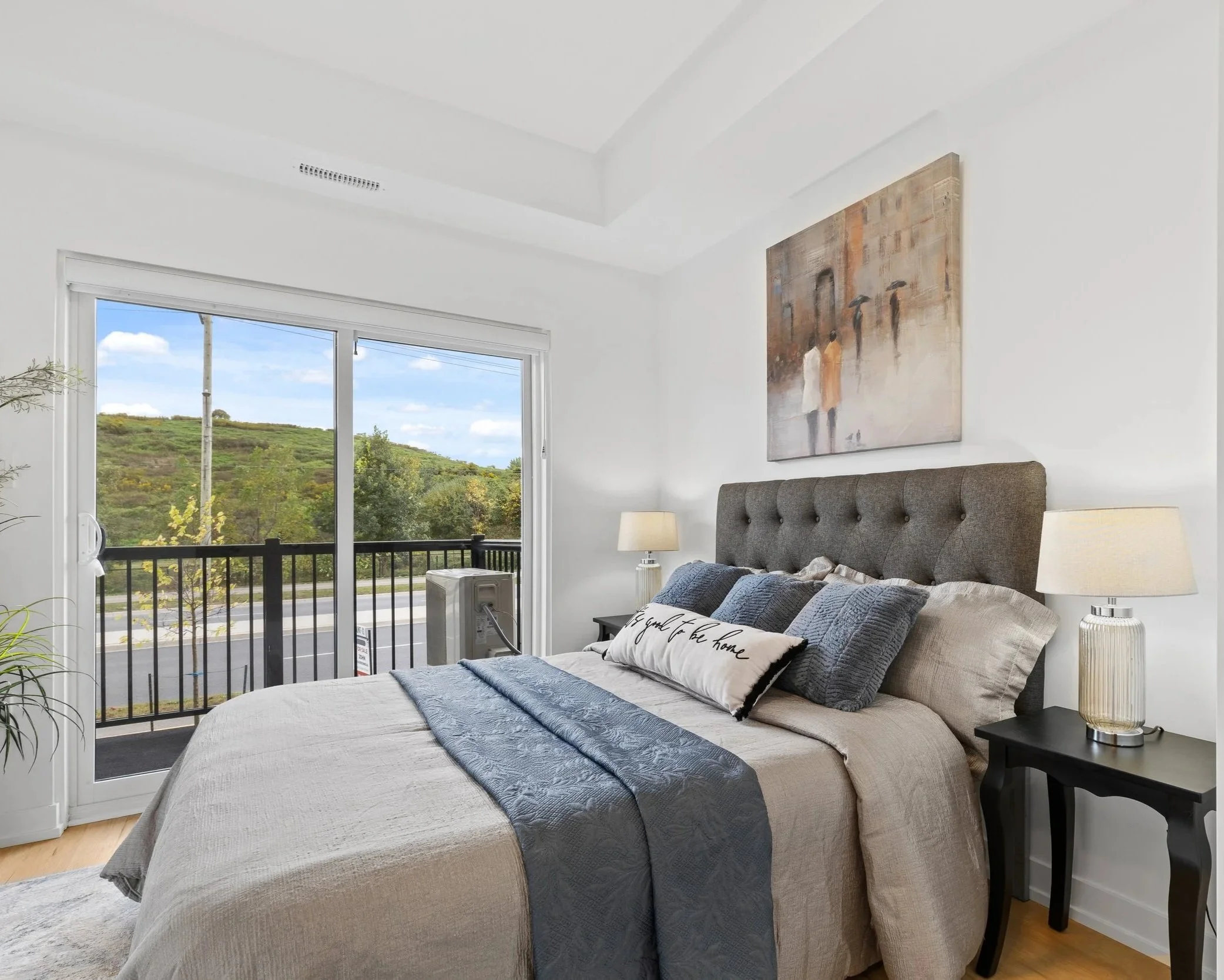 Grey Silver Streaked King Bedding - BD47