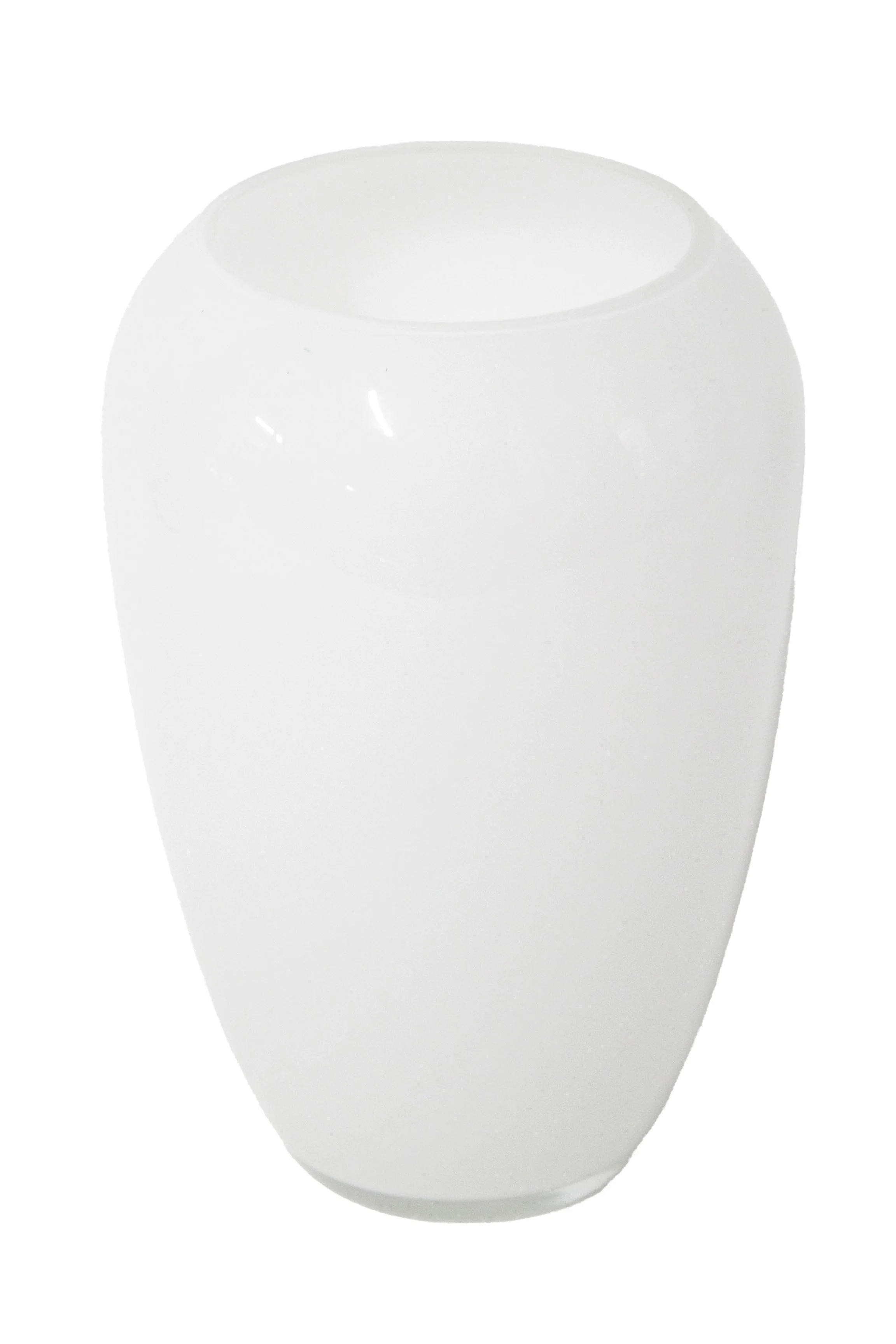 White Glass Decorative Vase - DA358