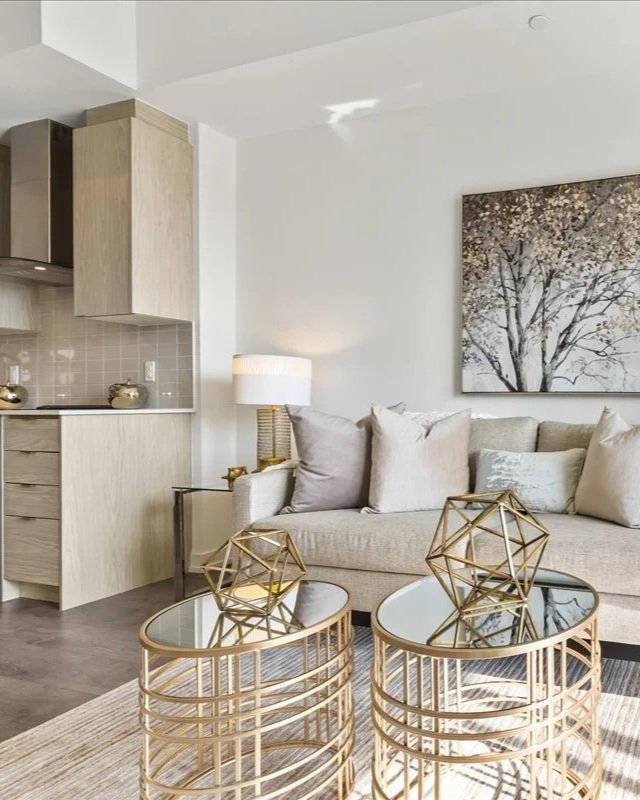 Gold Geometric Decorative Accessory - DA465B