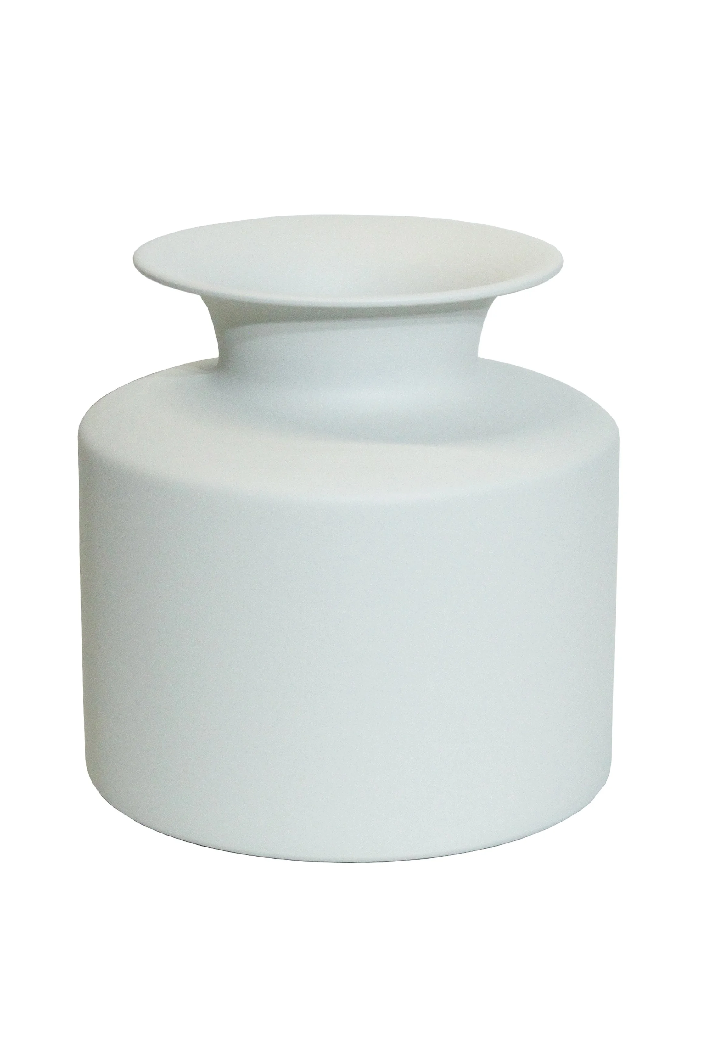 White Metal Vase - DA33C