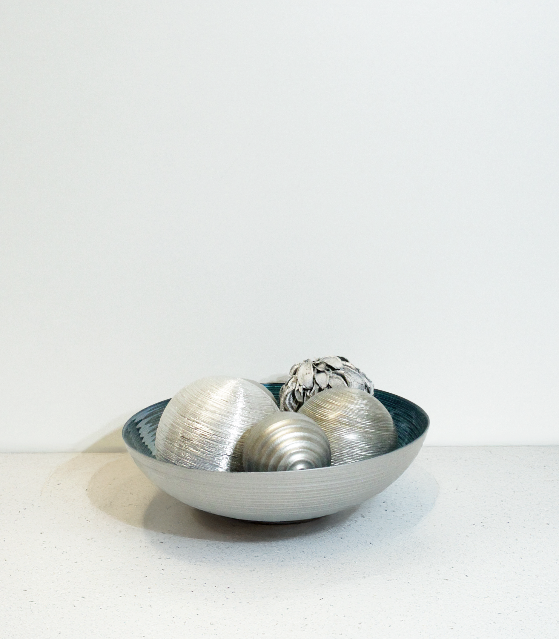 X-Small Shiny Ribbed Decorative Ball - DB2A