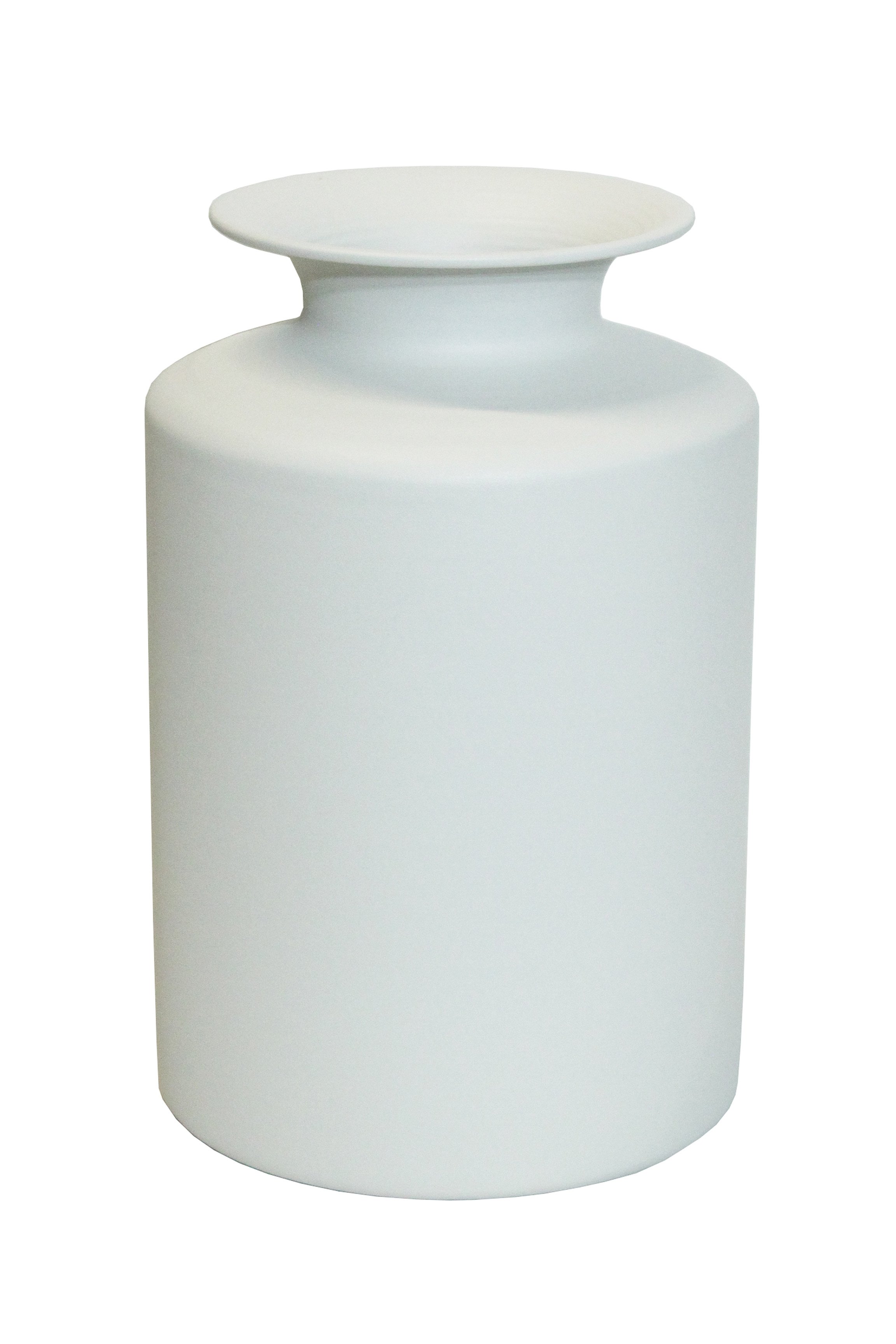 White Metal Vase - DA33B