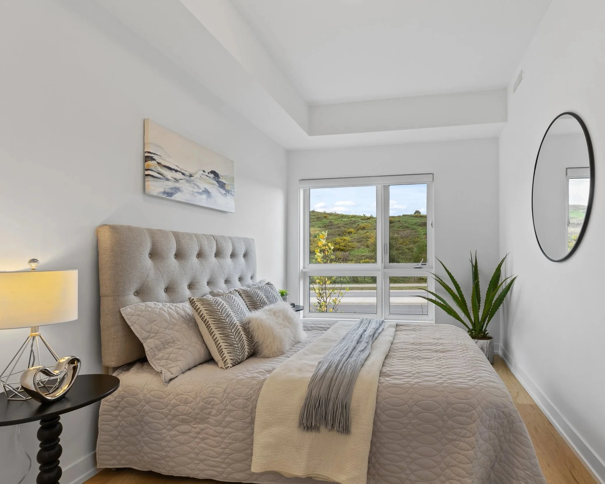 White Quilted Queen Bedding - BD104