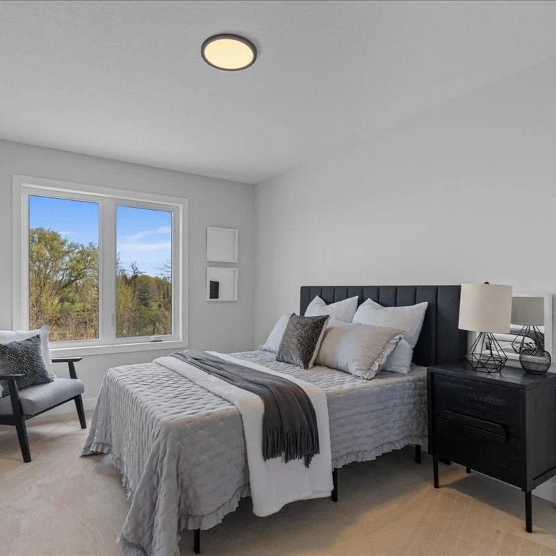 Grey Frilled Queen Bedding - BD108