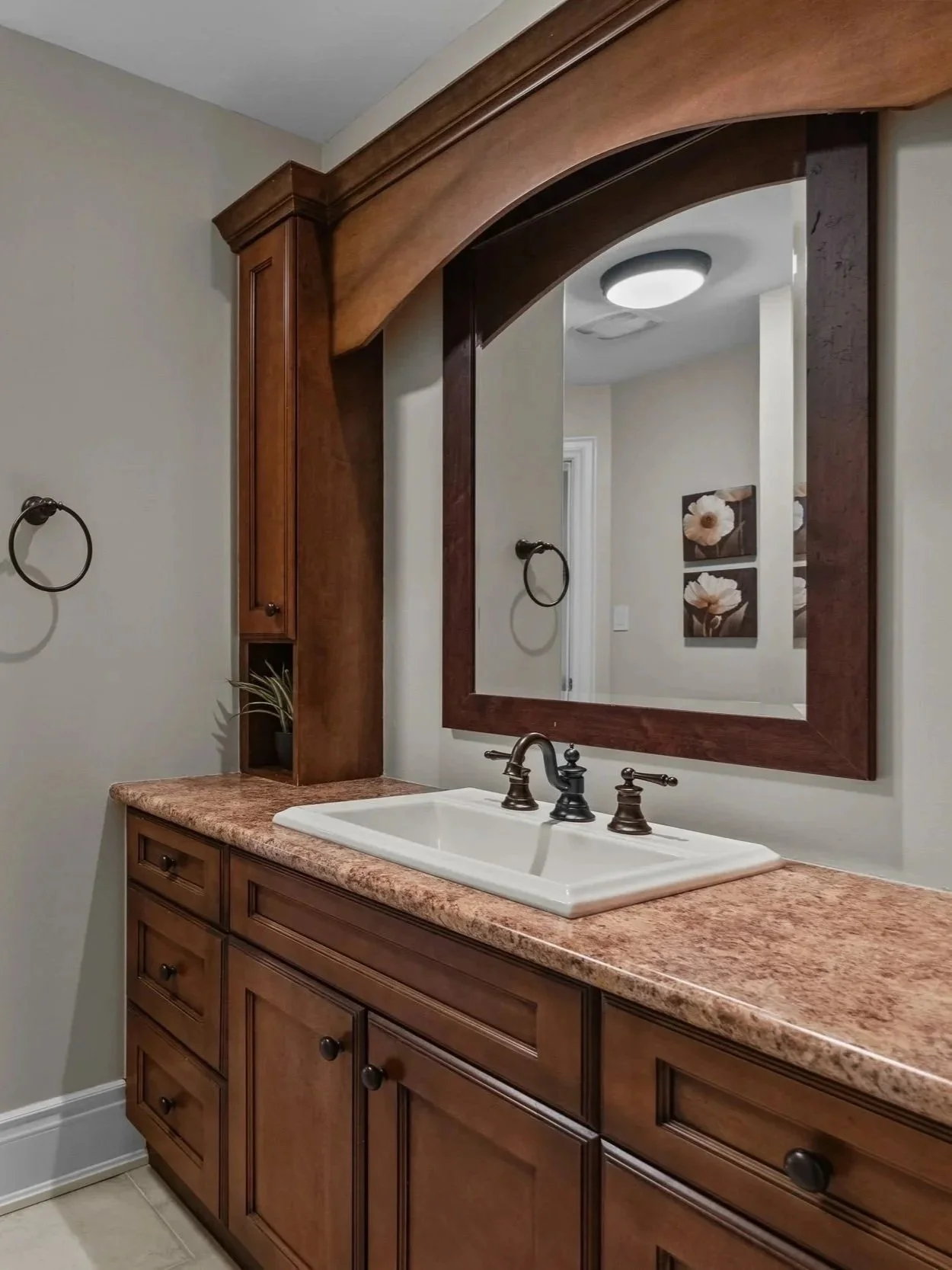 Vintage Poppies (Set 2/2) - AW113B (12" x 12")