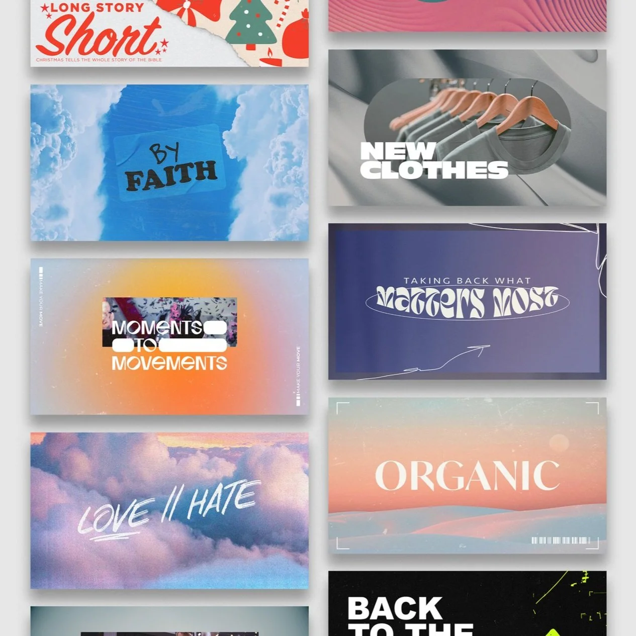 Church Presentation Graphics