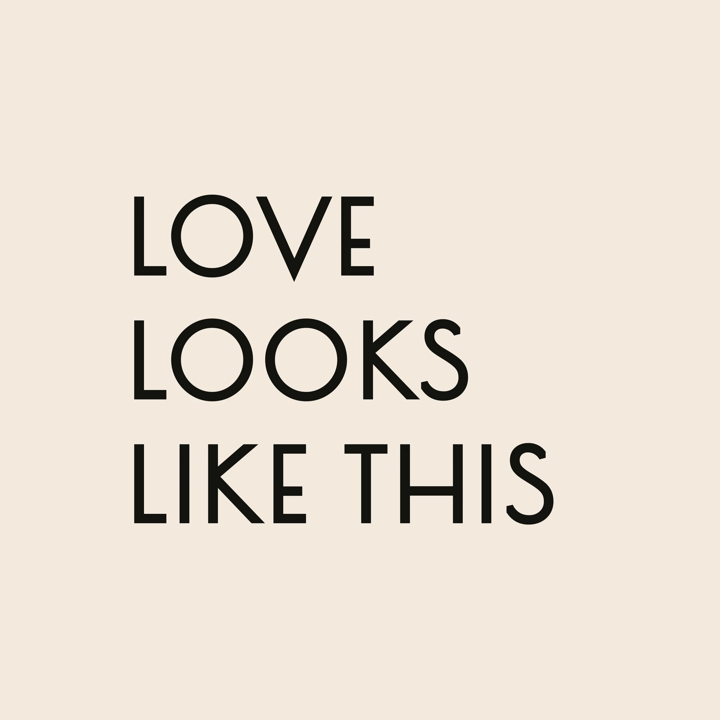 Love Looks Like This