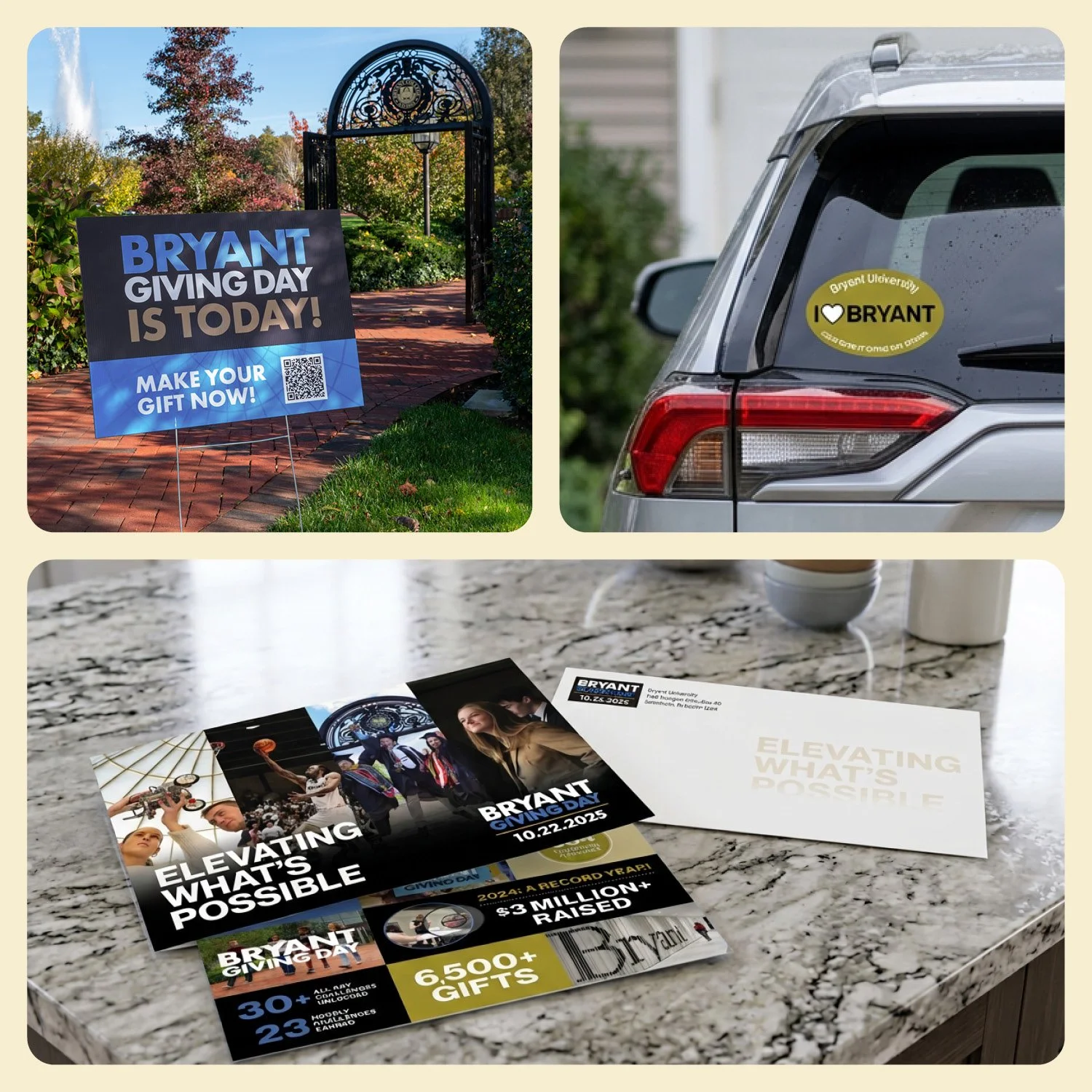 Bryant University Institutional Design Retainer Partnership for Donor Engagement
