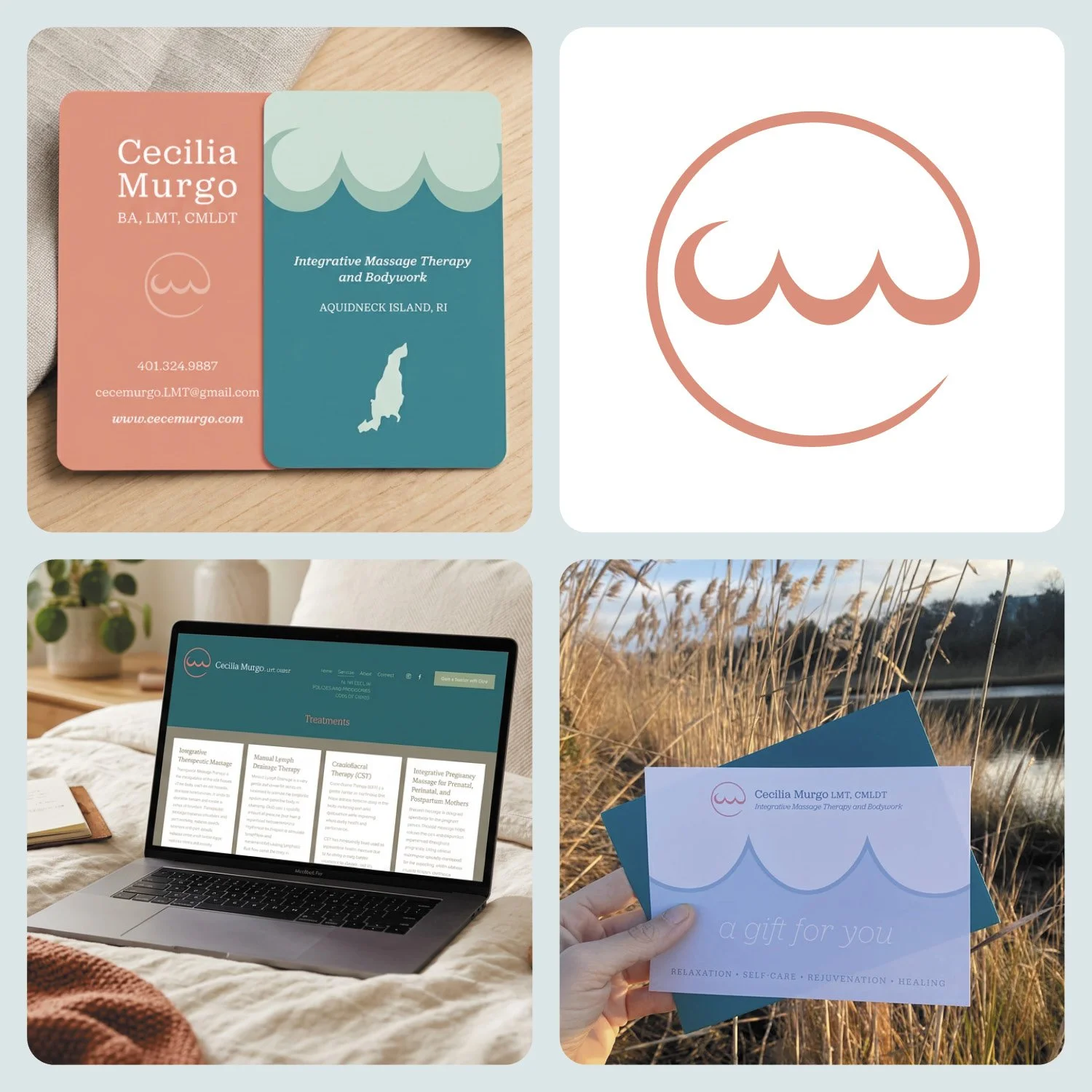 Cecilia Murgo Integrative Massage Therapy and Bodywork Brand Build