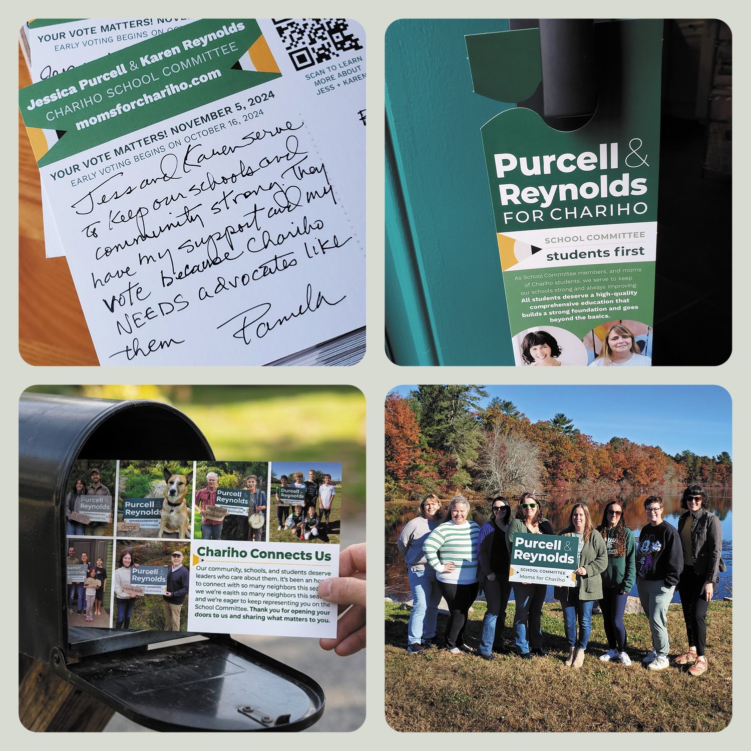 Moms for Chariho School Committee Campaign Identity System
