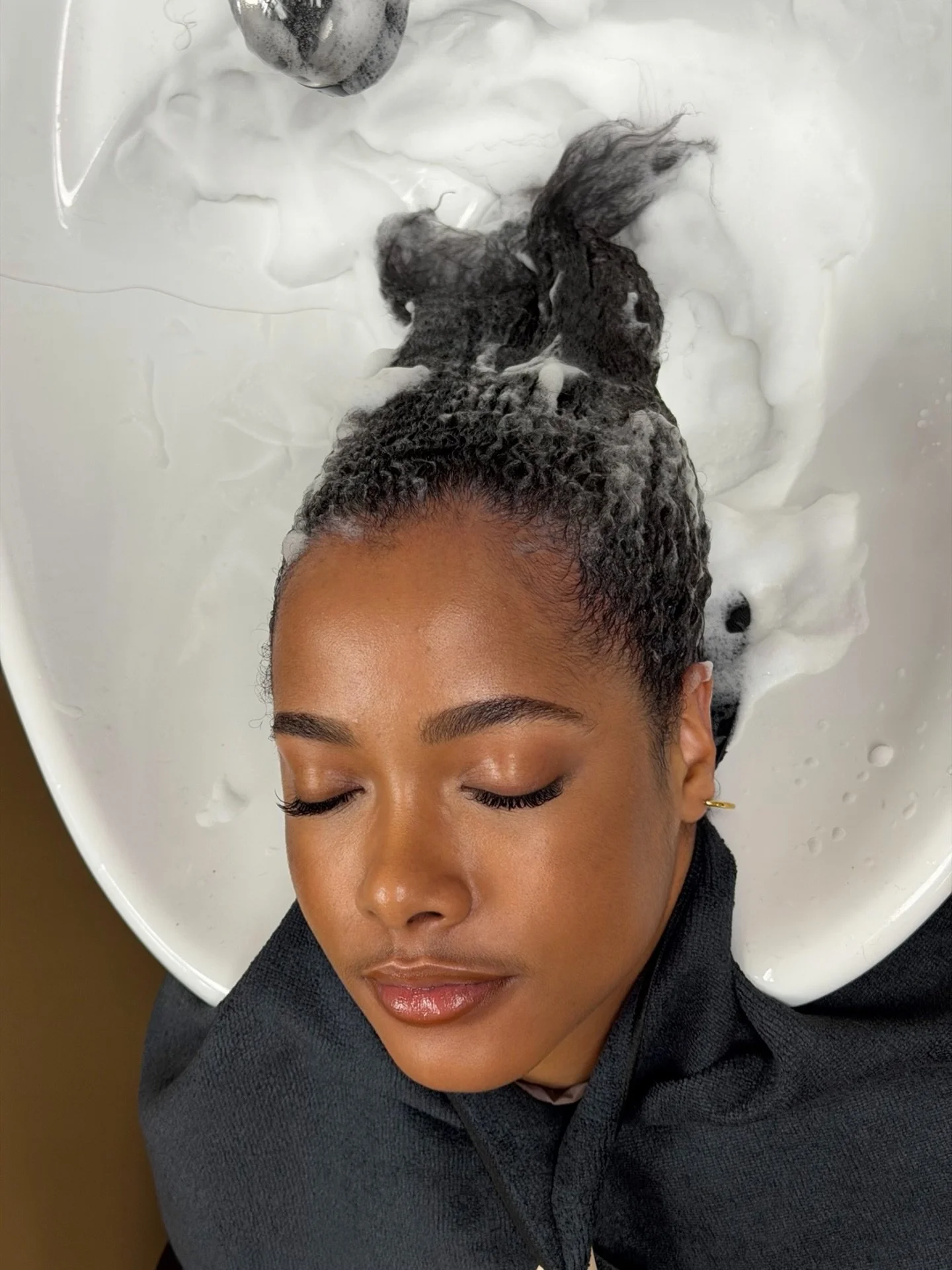 A journey to a fluffy blowout 🧴💨➰🤍